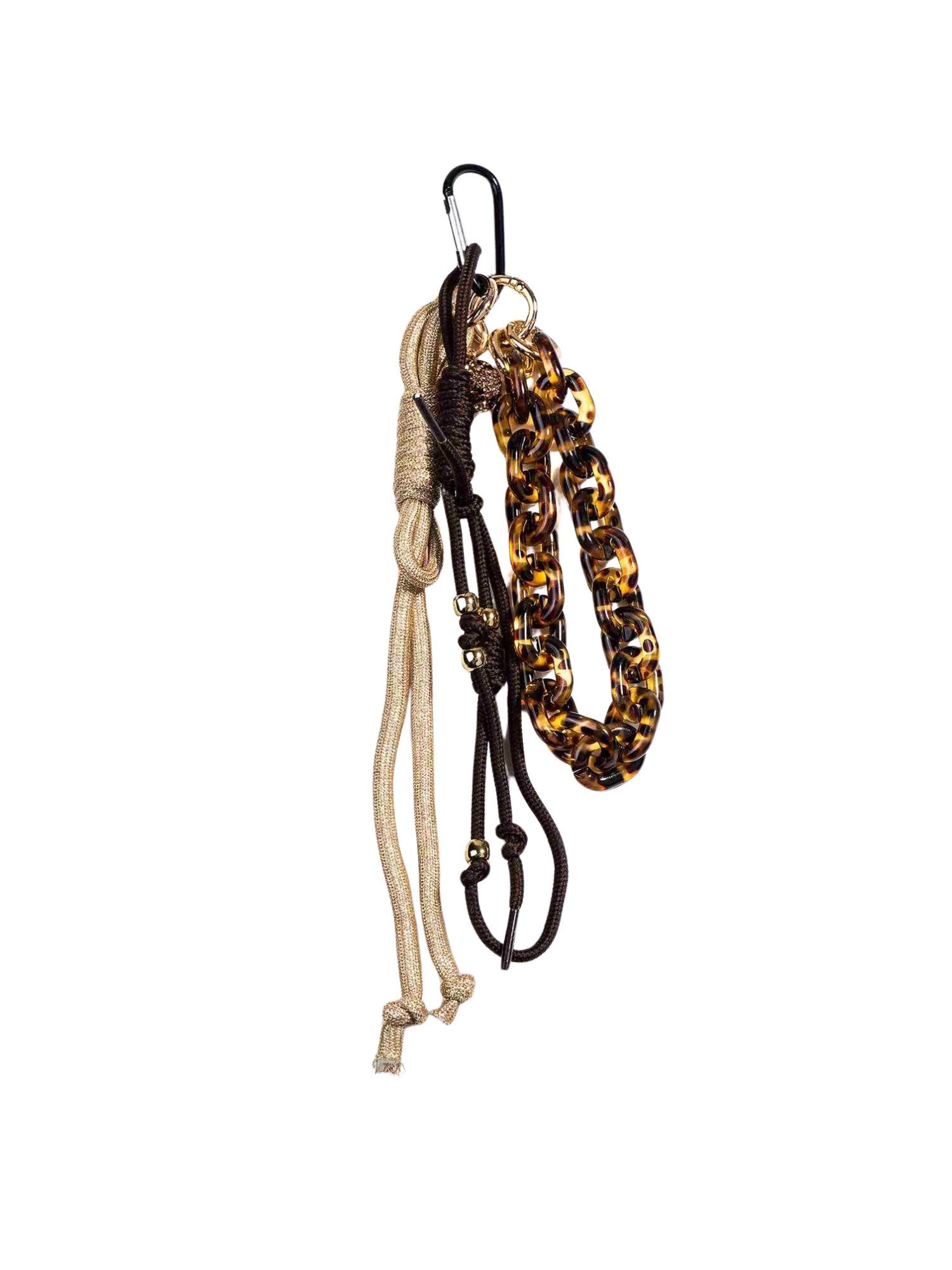 BRISE TASCHE Сумкиanhänger Fashion Bag Charm – Handgefertigt mit Stoff, Perlen & Anhängern Vielseitig einsetzbar (Schlüsselanhänger, Сумкиanhänger, Bag Charm