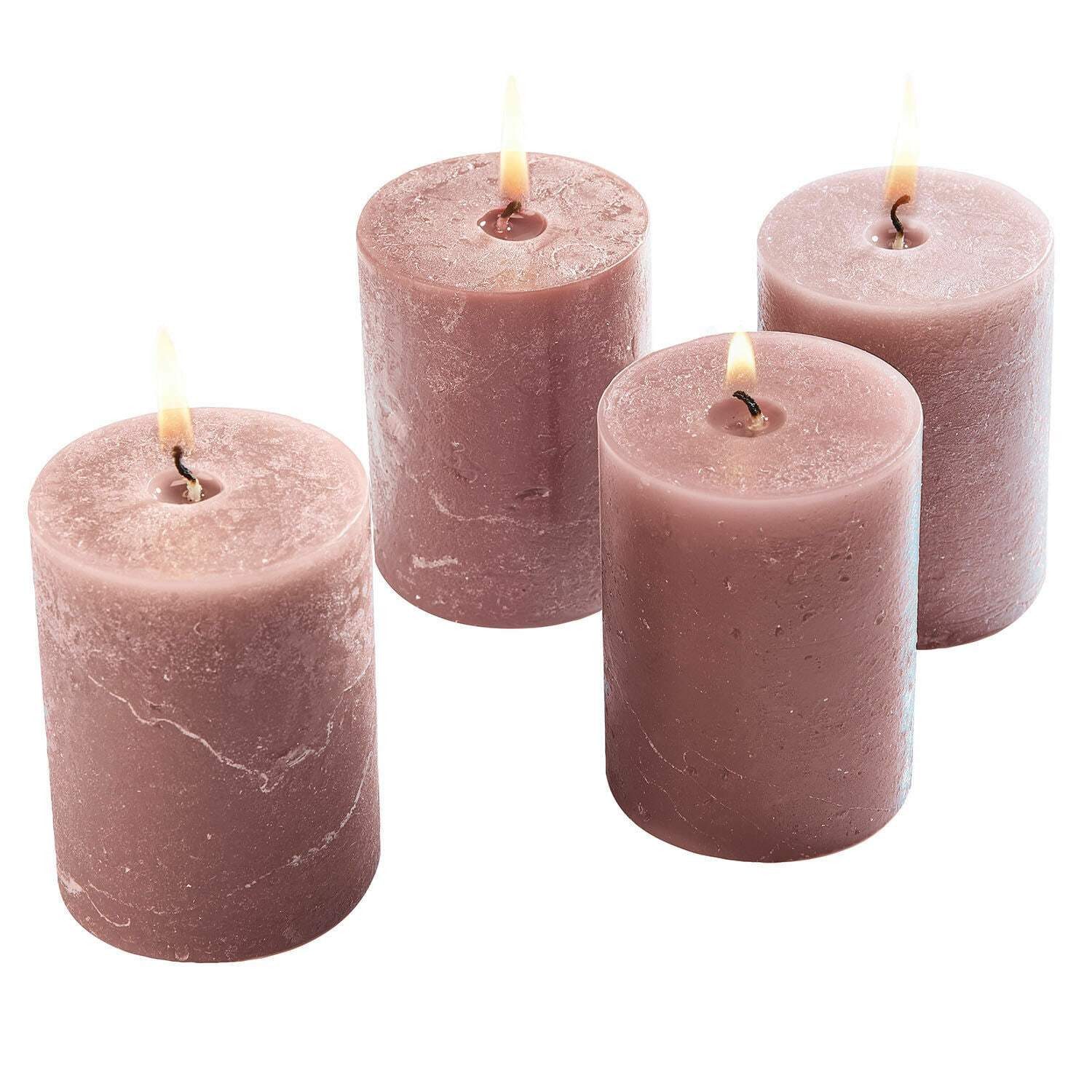 Mirabeau Stumpenkerze Kerze 4er Set Virrans günstig online kaufen