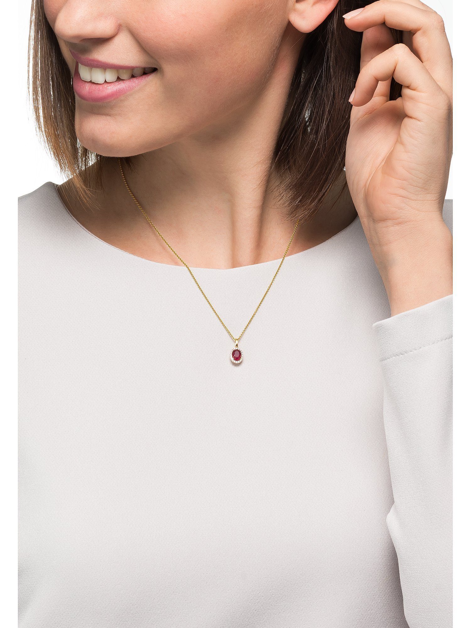 CHRIST Collier CHRIST Damen-Kette 585er ...