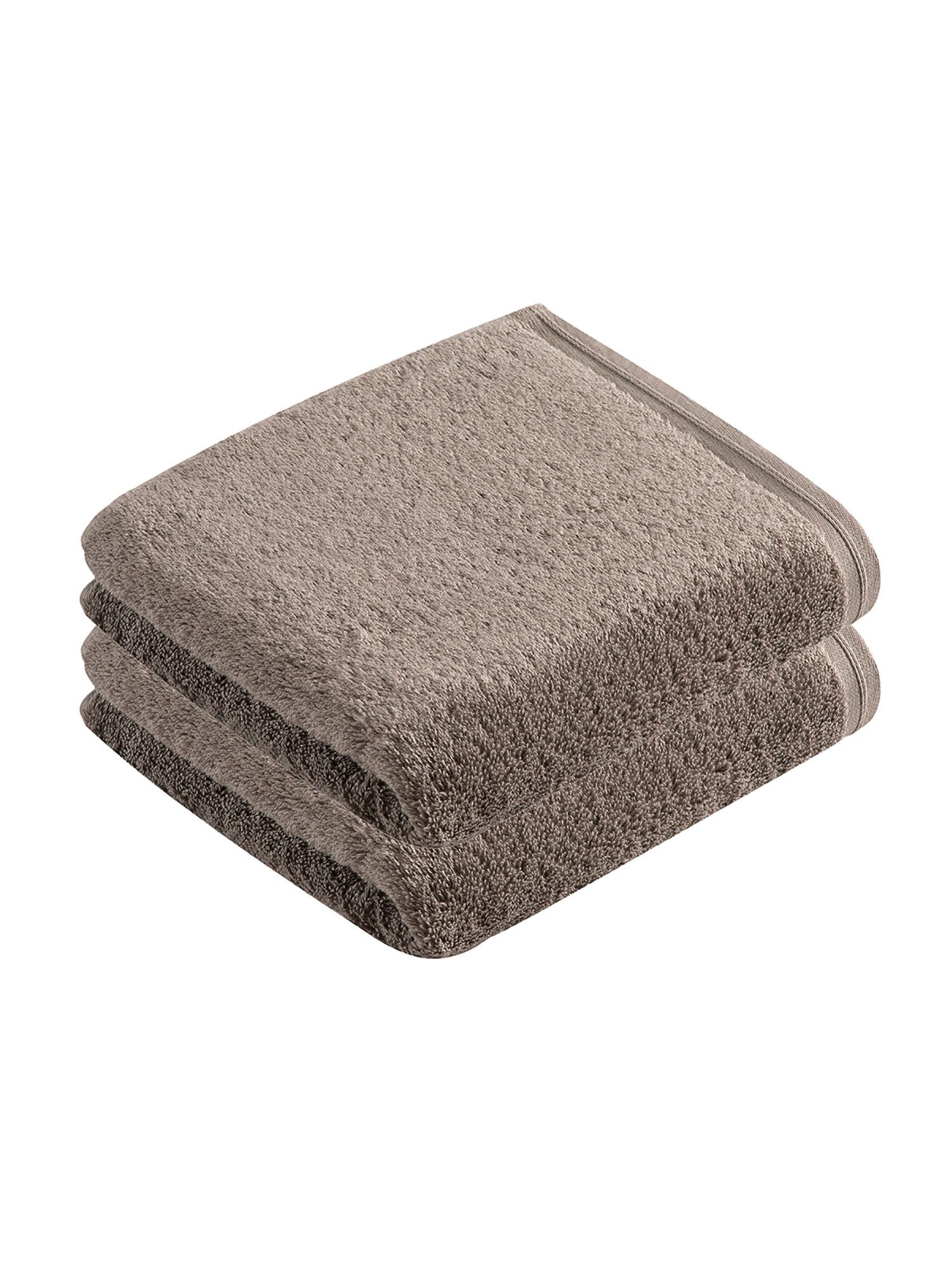 Vossen Handtücher 2er Pack Handtuch 50 x 100 cm Vegan Life, Frottier (Spar-Set, 2-St)