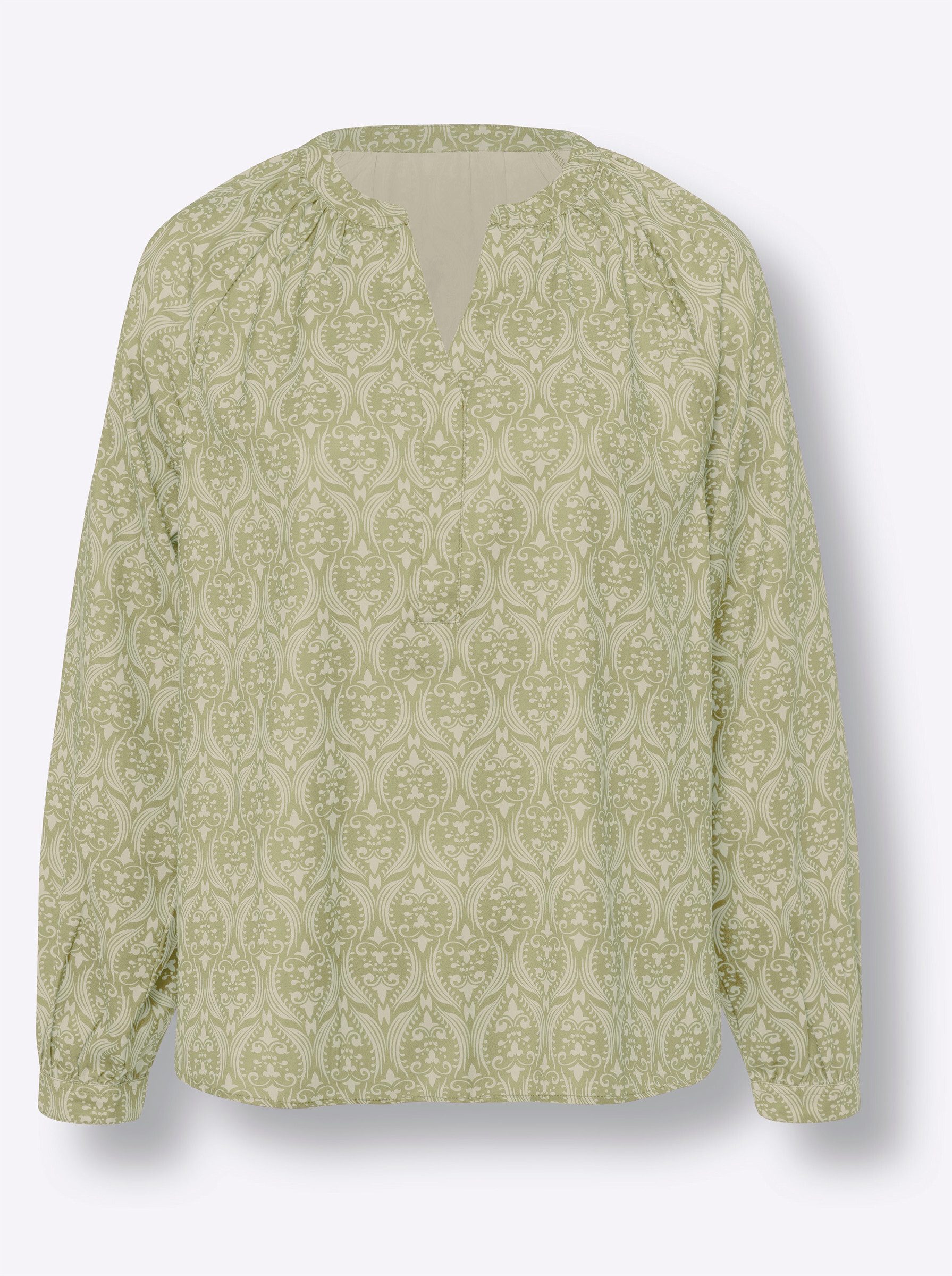 heine Klassische Bluse Druckbluse Langarm