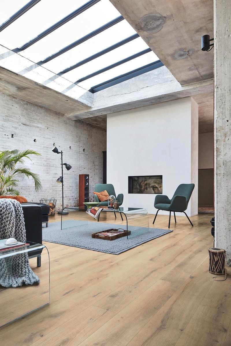 meister Паркет .longlife PD 400 Landhausdiele I naturgeölt I gebürstet I Eiche, - Microfase - Klick-System FoldDown - 1 Packung: 1,584 m²