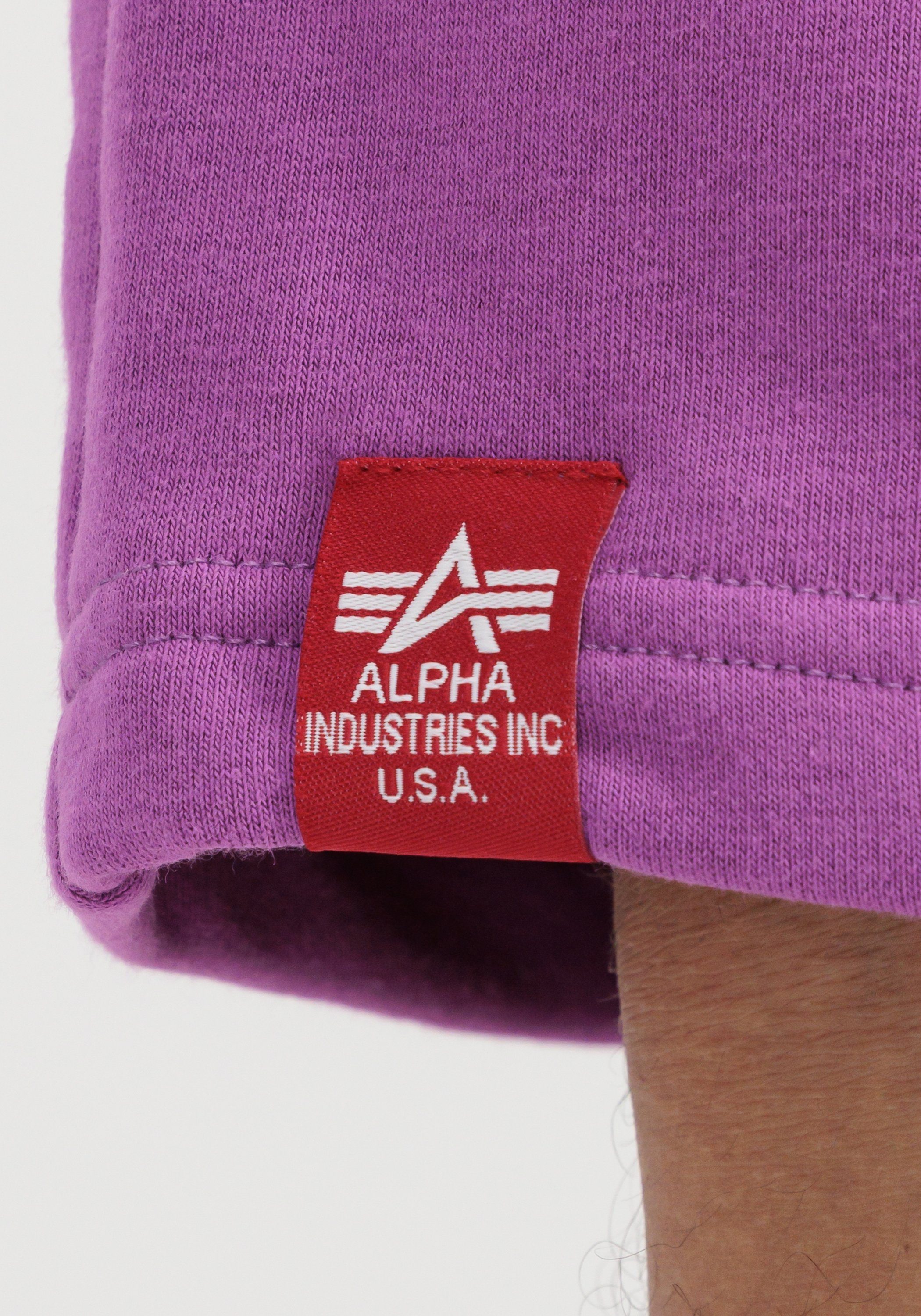 Alpha Industries Sweatshorts magenta - Short SL Men Industries Alpha Basic dark Shorts