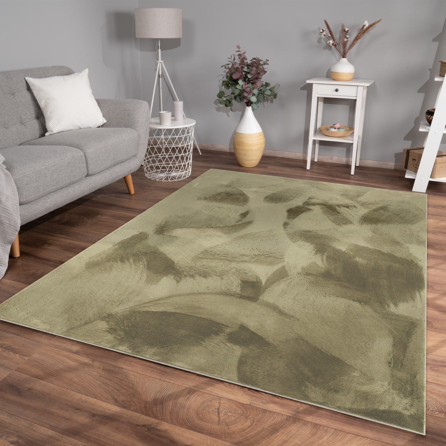 TT Home Teppich, Rechteckig, Höhe: 14 mm, Wohnzimmer Hochflor Teppich Kunst günstig online kaufen