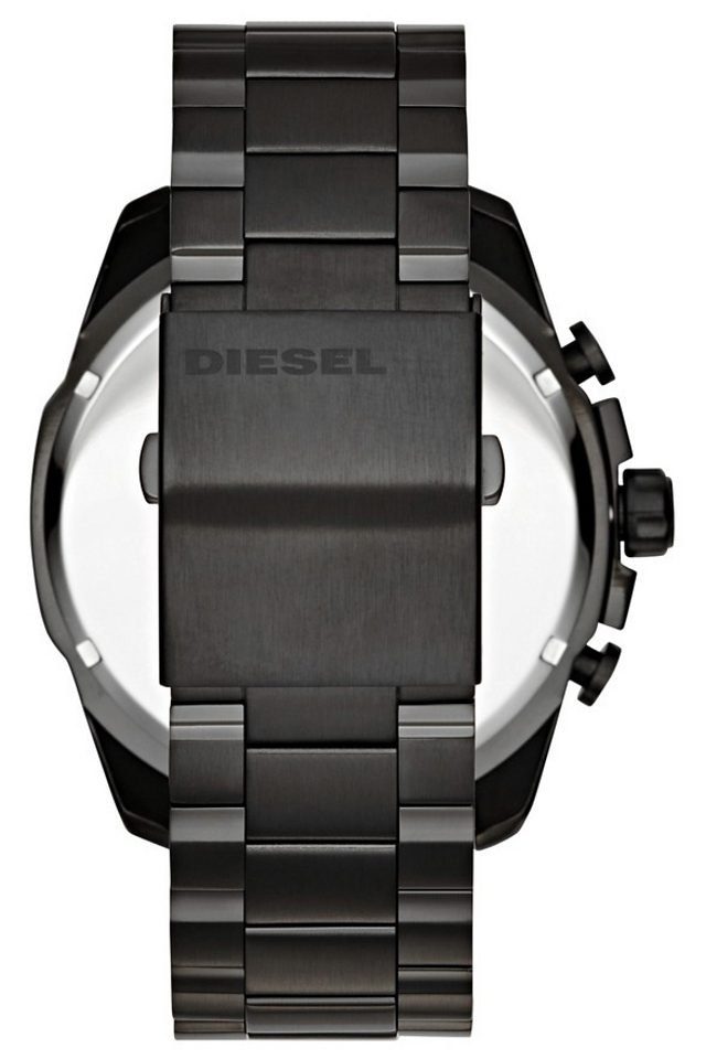 Diesel Chronograph MEGA CHIEF DZ4318, Quarzuhr, Armbanduhr, Herrenuhr, Stoppfunktion, Edelstahlarmband