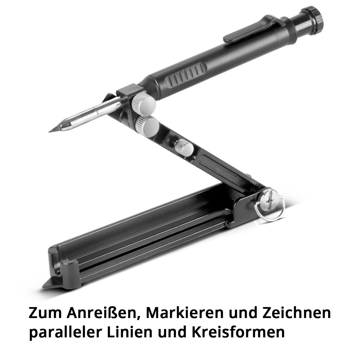 STAHLWERK Messschieber Anreißwerkzeug, Markierungswerkzeug, 0, Set, Einzelartikel, variablen Abstandshalter
