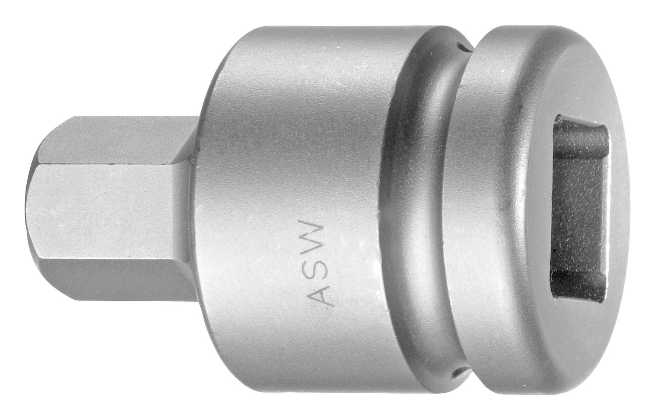 ASW Sechskant-Bit, Kraft-Schraubendreher-Einsatz 3/4" Hex27mm