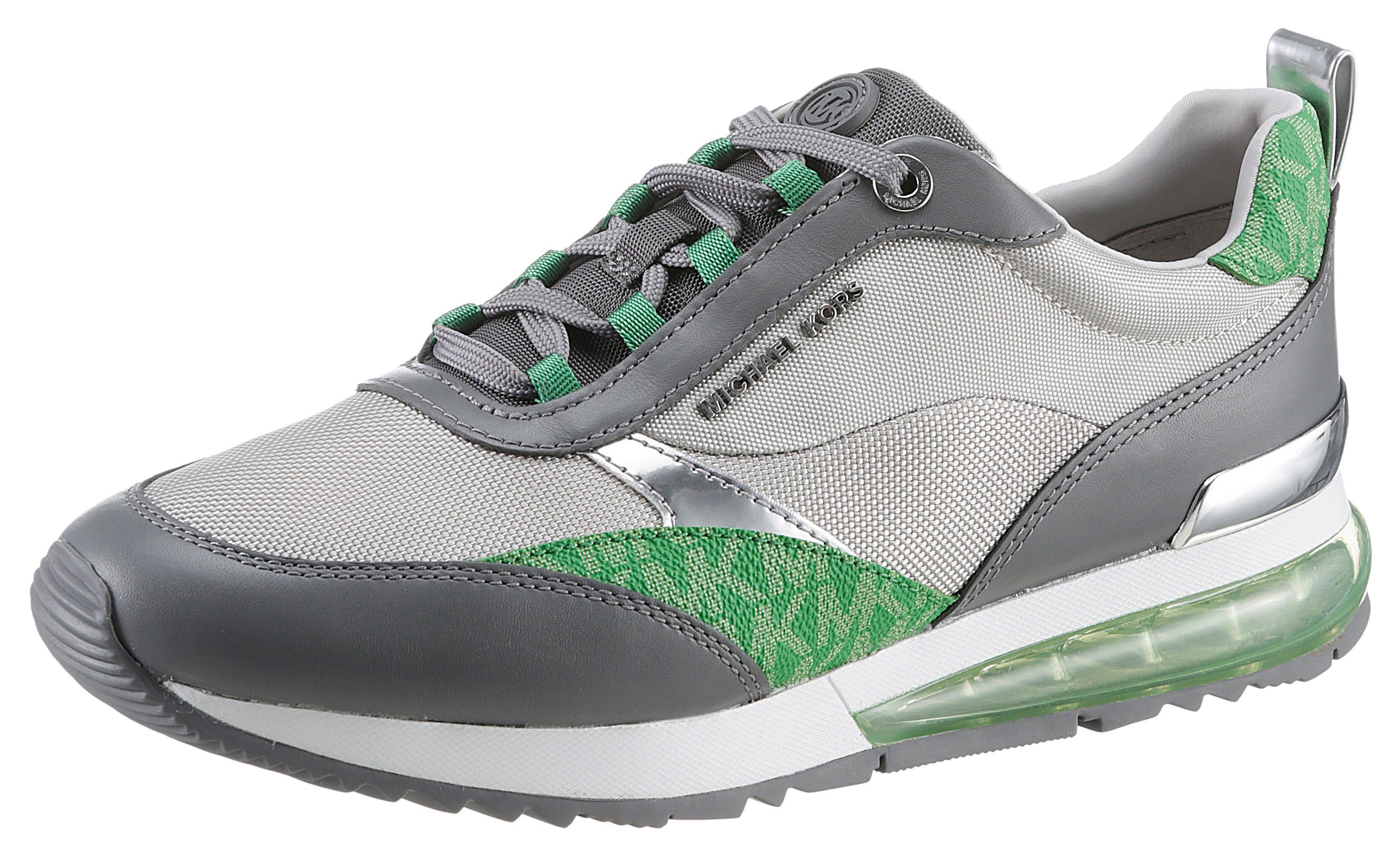 STRIDE ALLIE EXTREME Sneaker mit grau-grün MICHAEL Logoschrifzug KORS