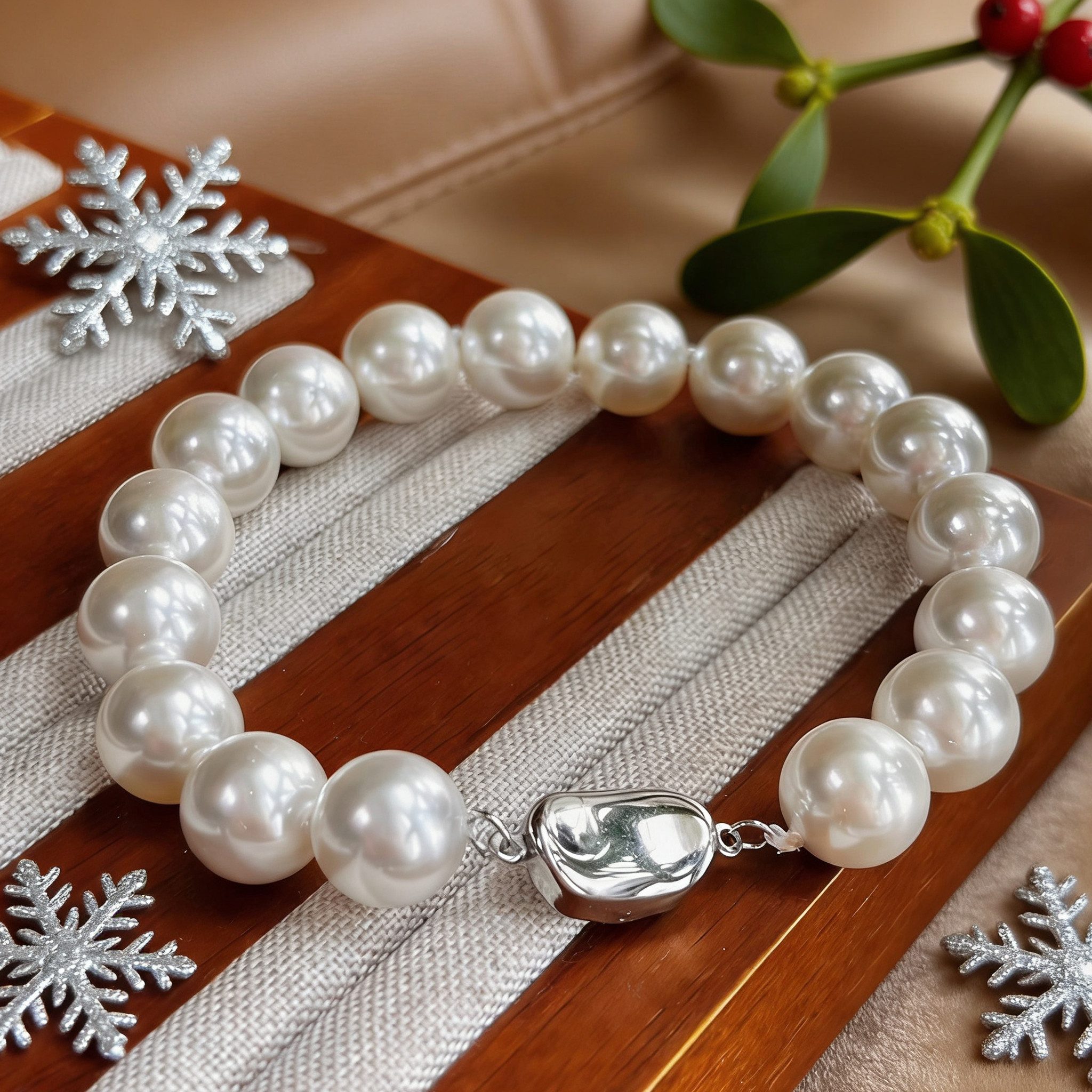 ibettertec Perlenketten-Set 4/5mm, 7/8mm, 9/10mm, Perlenketten-Set Sterling Silber Perlenkette (halskette silber 925, Choker Perle Halskette Set für Frauen Mädchen Dekorationen), Halskette, Armband, Ohrringe