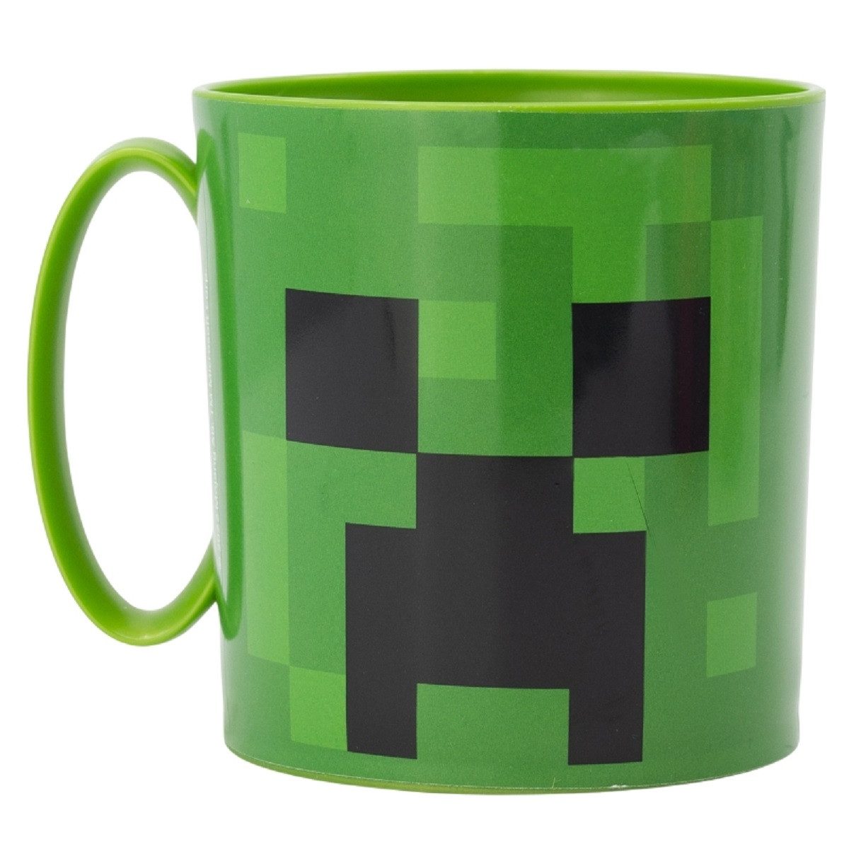 Minecraft Becher - Mikrowellengeeigneter Kunststoffbecher 390 ml – für Kinder, perfekt für den täglichen Gebrauch