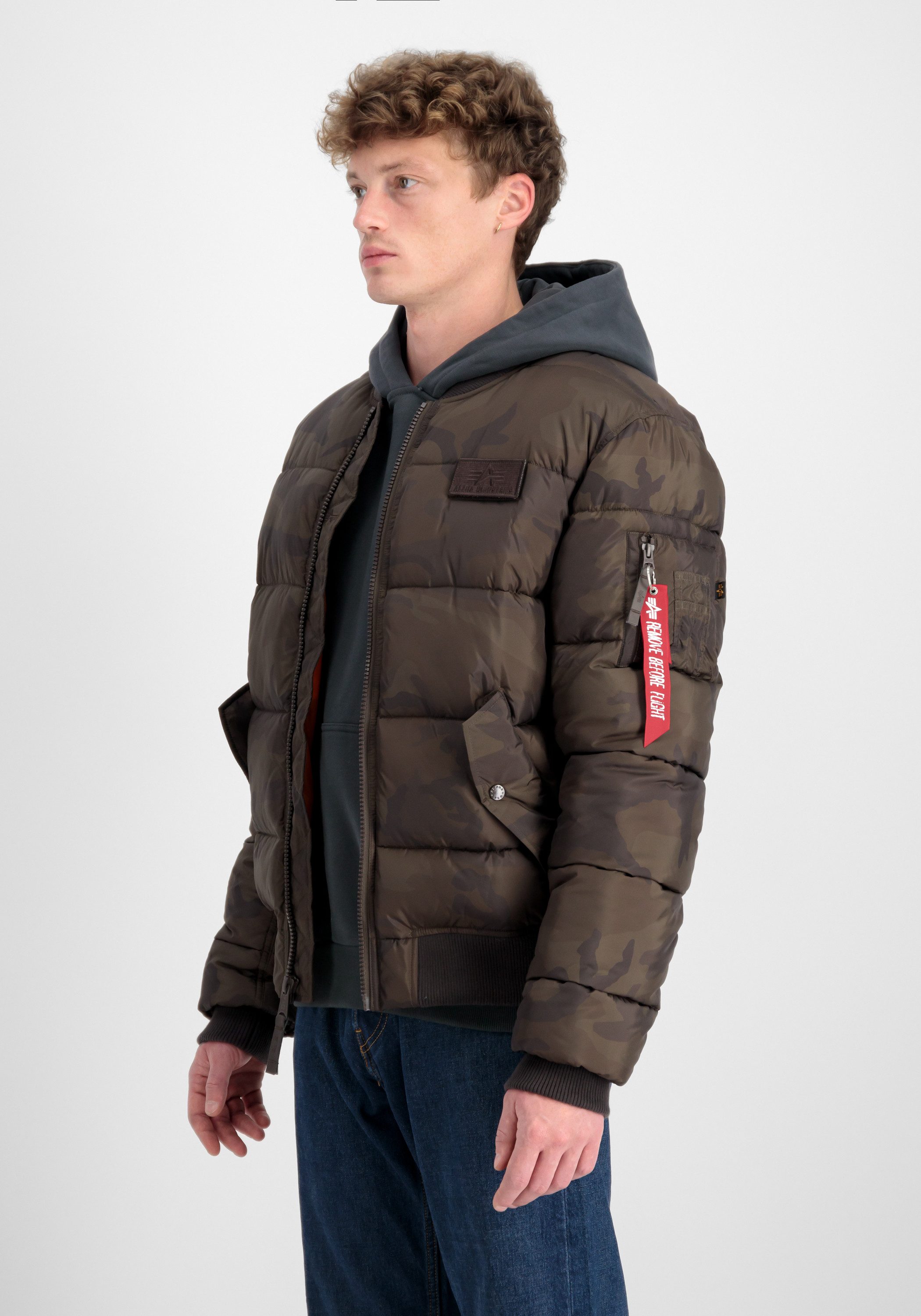Bomberjacke MA-1 Puffer Bomber Camo