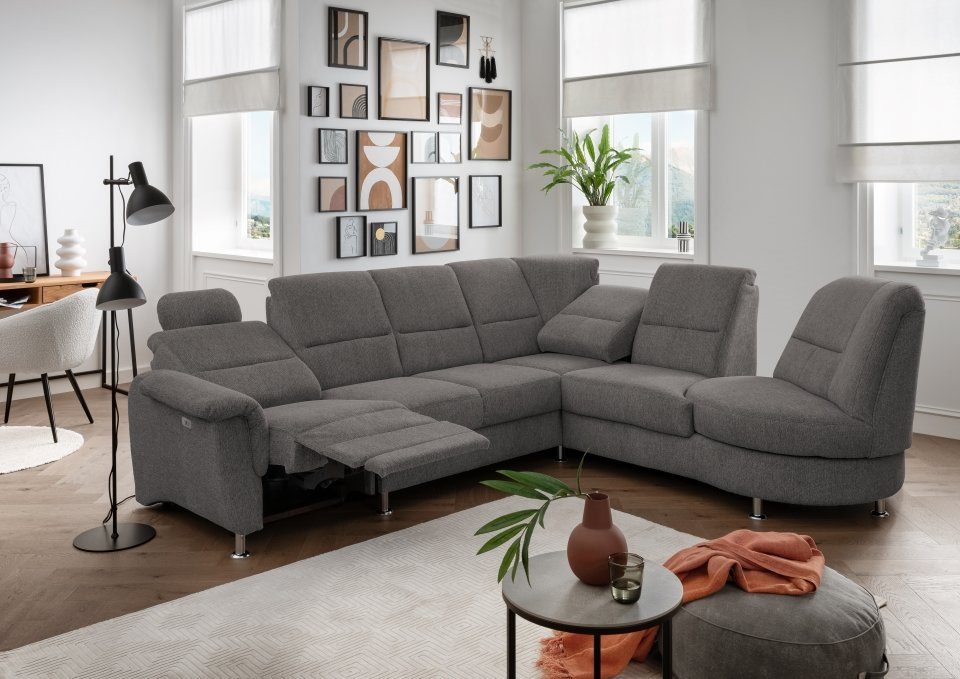 Myhomelando Ecksofa Paris II, mit Relaxfunktion