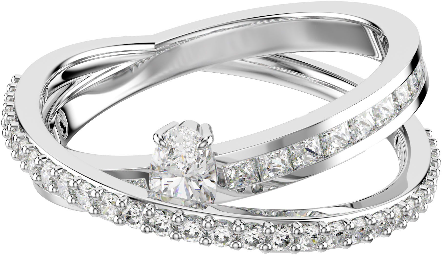 Swarovski Fingerring Schmuck Geschenk Hyperbola Ring, günstig online kaufen