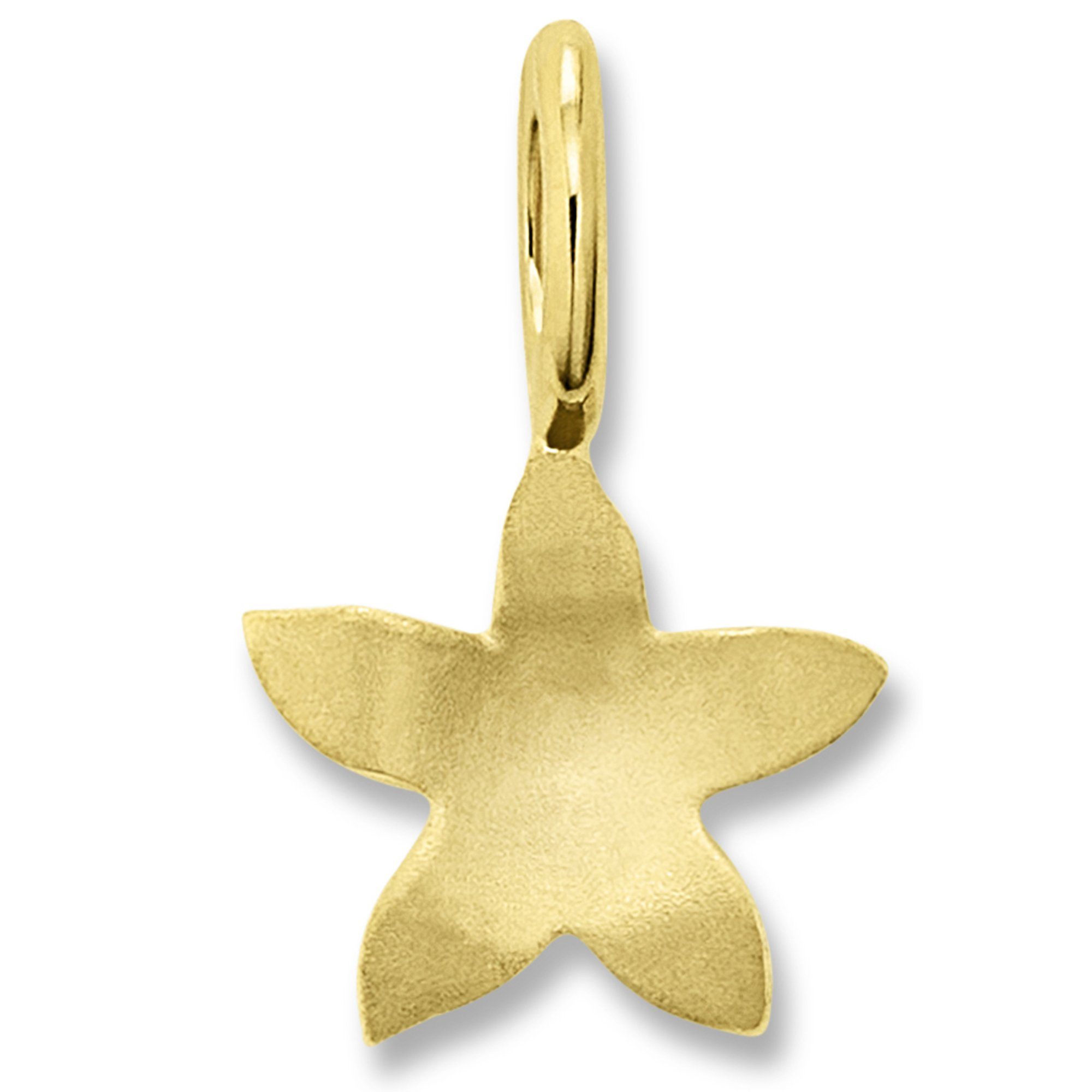ONE ELEMENT Kettenanhänger Blume Anhänger aus 333 Gelbgold, Damen Gold ...