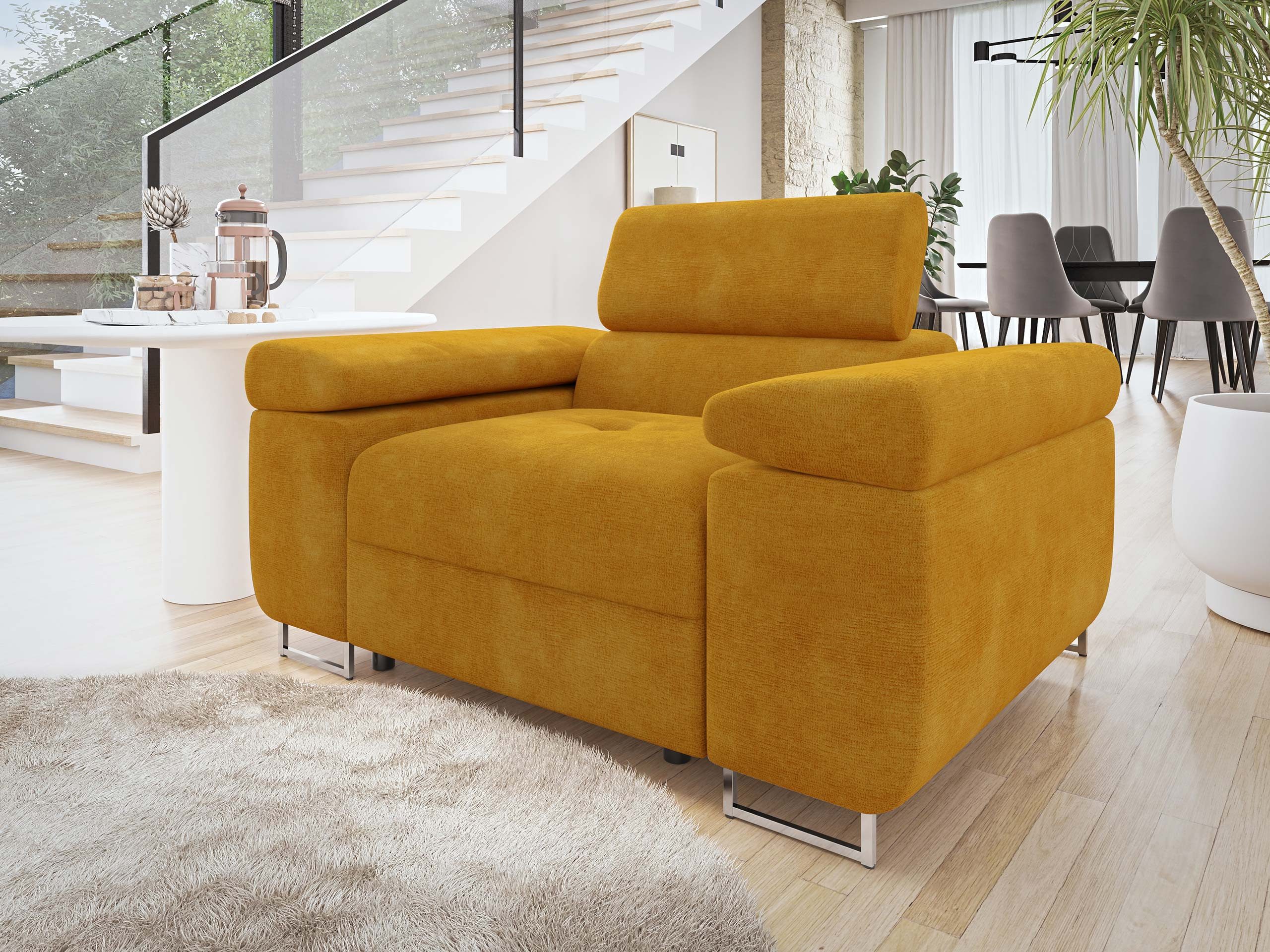 MIRJAN24 Sessel Torezio, Einstellbare Kopfstützen, 134x102x70-90 günstig online kaufen