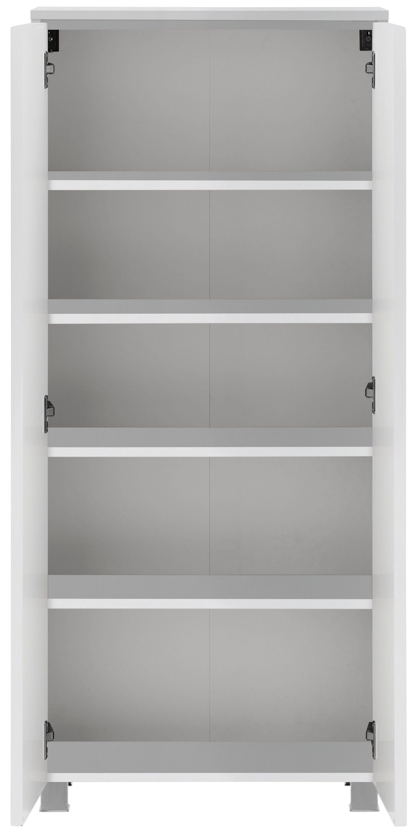 welltime Midischrank Trento, verschiedene Ausführungen und Farben Badmöbel, Badschrank, 60 cm breit, 2 Türen, viel Stauraum