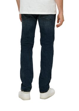 s.Oliver Stoffhose Jeans Nelio / Slim Fit / Mid Rise / Slim Leg Waschung, Label-Patch