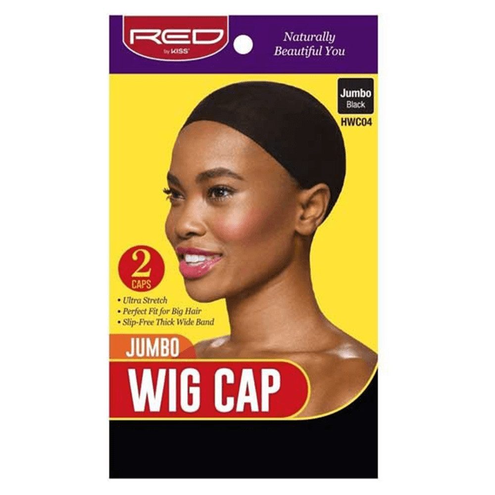 Red Haarnetz Red By Kiss jambo Wig/Weaving Caps Black 2Pcs in pack HWCO4