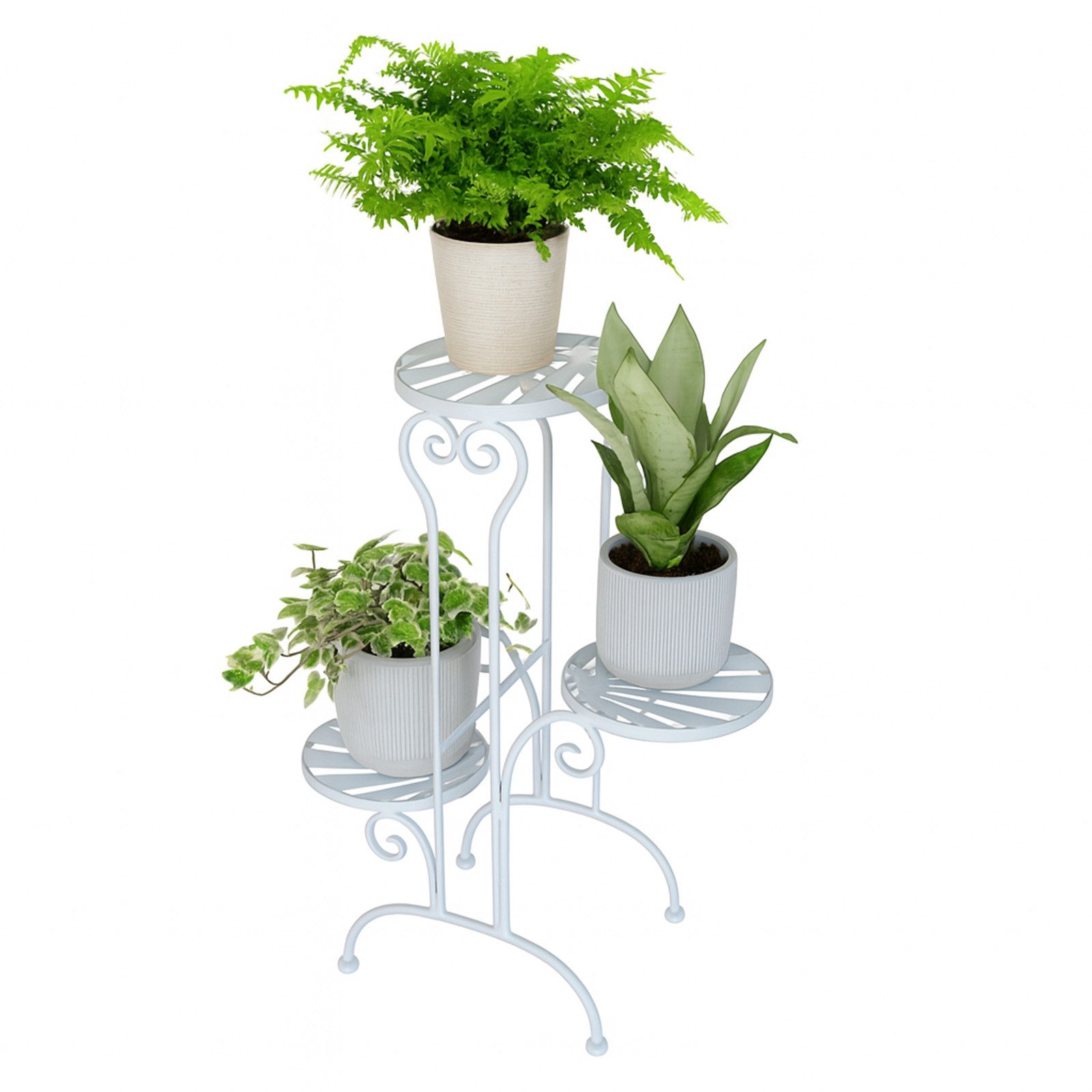 Blumenständer Pflanzenständer Blumentreppe 3 Ebenen Celia