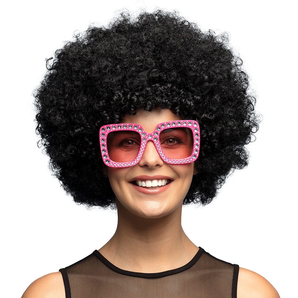 Boland Kostüm-Perücke Hippie Locken Perücke 'Groove' für Erwachsene, Fa
