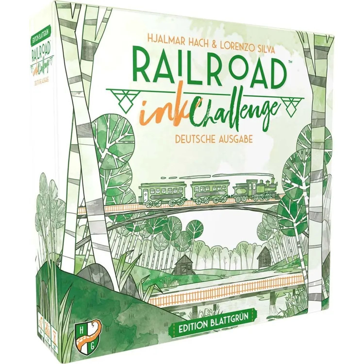 HeidelBÄR Games Spiel Railroad Ink Challenge: Edition Blattgrün