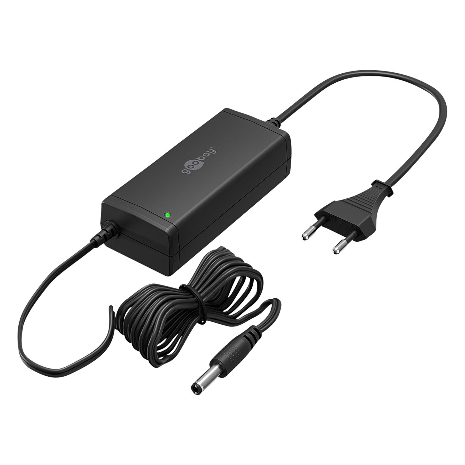 Goobay GOOBAY Universal-Netzteil 64980, 12 V-/3 A, 36 W, 5,5x2,1 mm, schwarz Universal-Netzteil