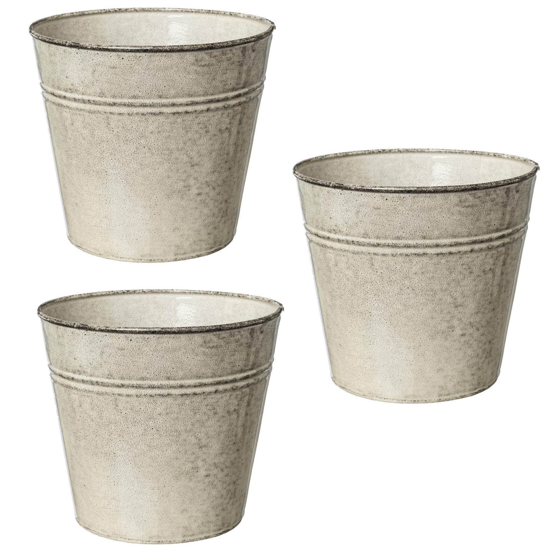 Creativ home Übertopf Übertopf (3 St), im modernen Design