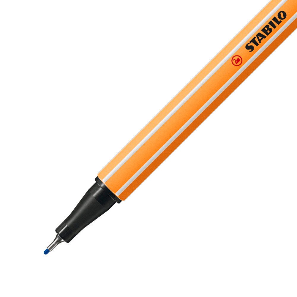 STABILO Fineliner STABILO point 88 Fineliner - 0,4 mm - 10er Set - blau