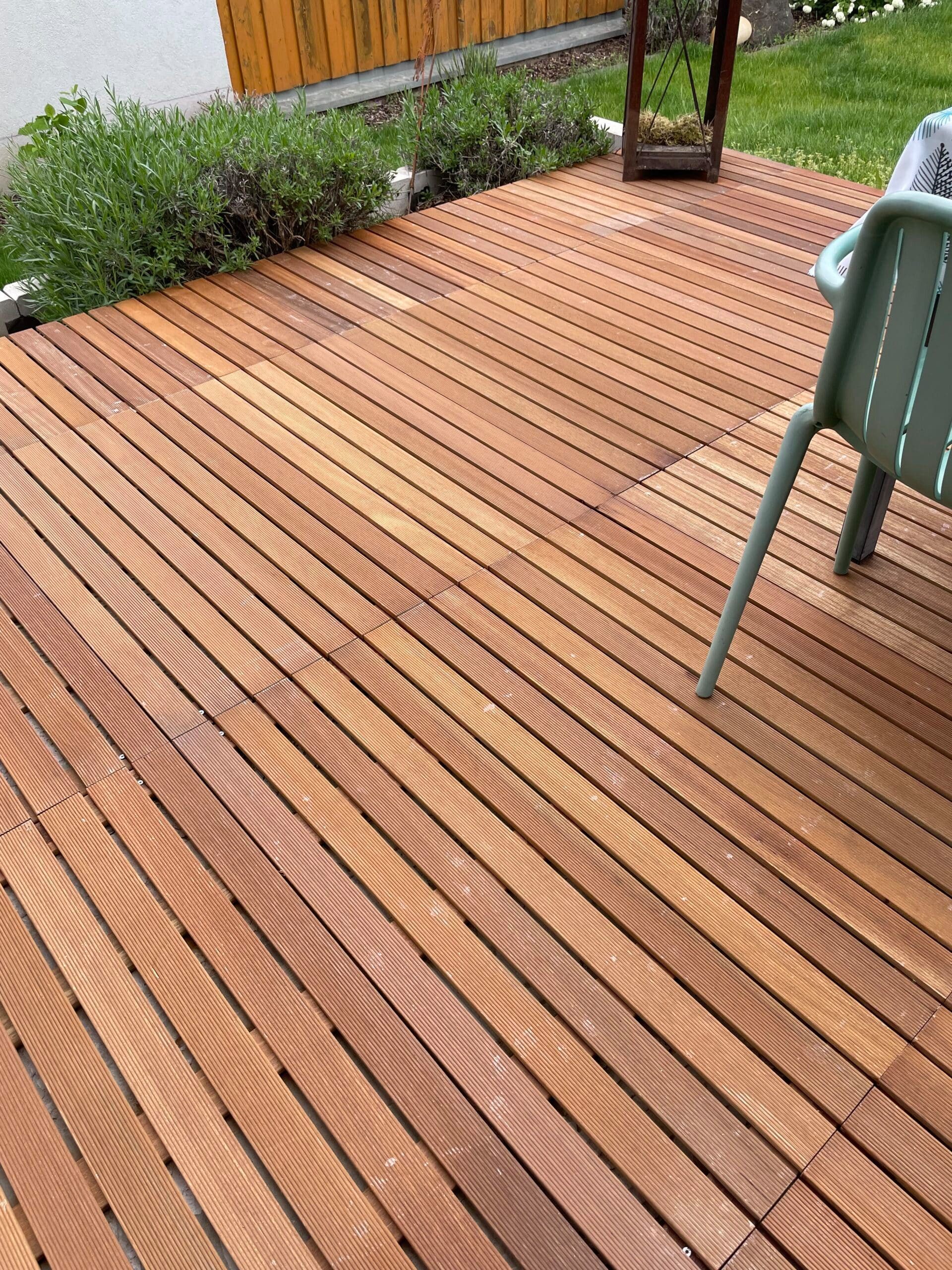 Belladoor Terrassenplatte Belladoor Holz Terrassenfliese Braun Outdoor, Holz 100x100, Braun