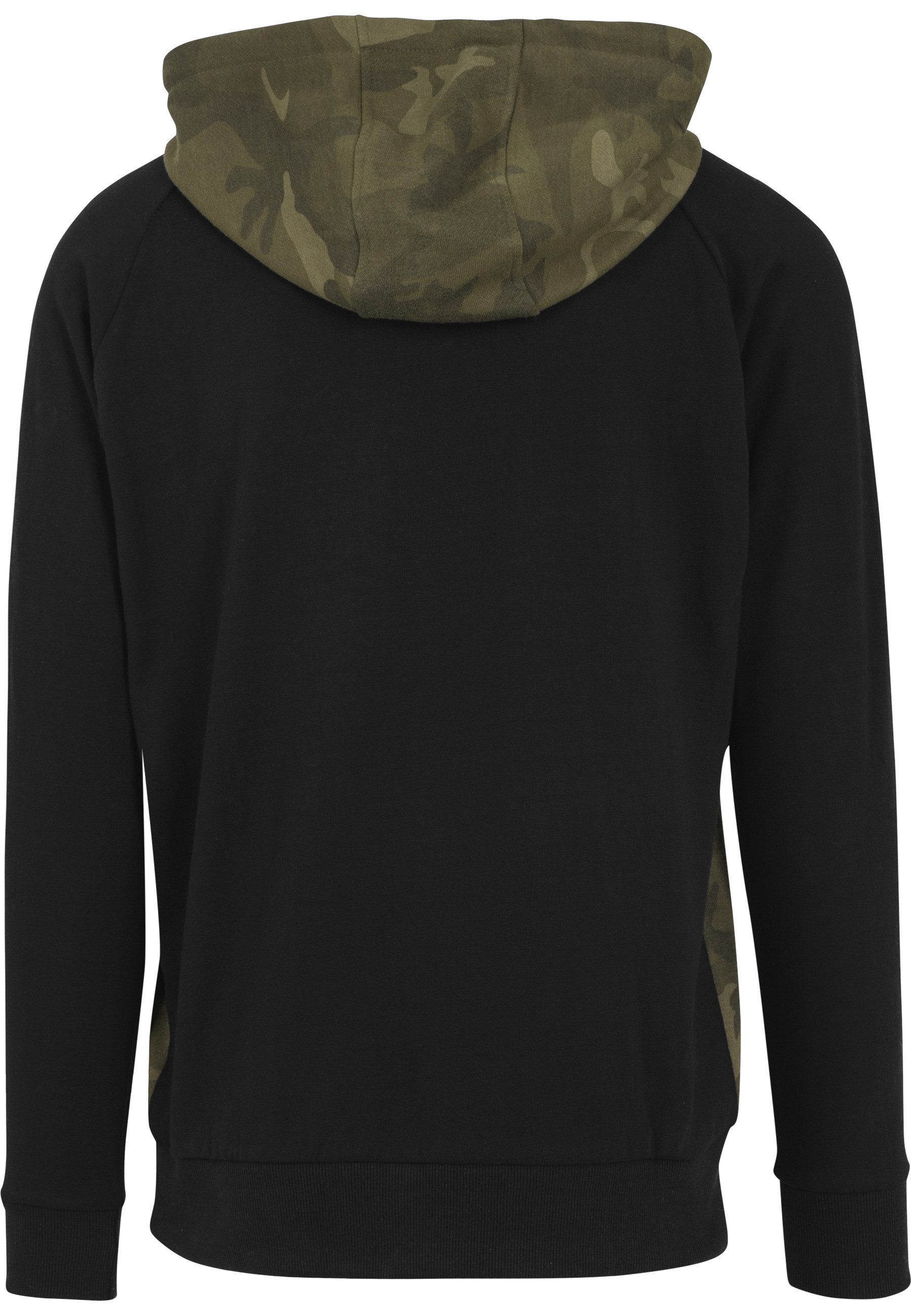 URBAN CLASSICS Sweatshirt Urban Classics Herren Camo Contrast Raglan Hoody (1-tlg)