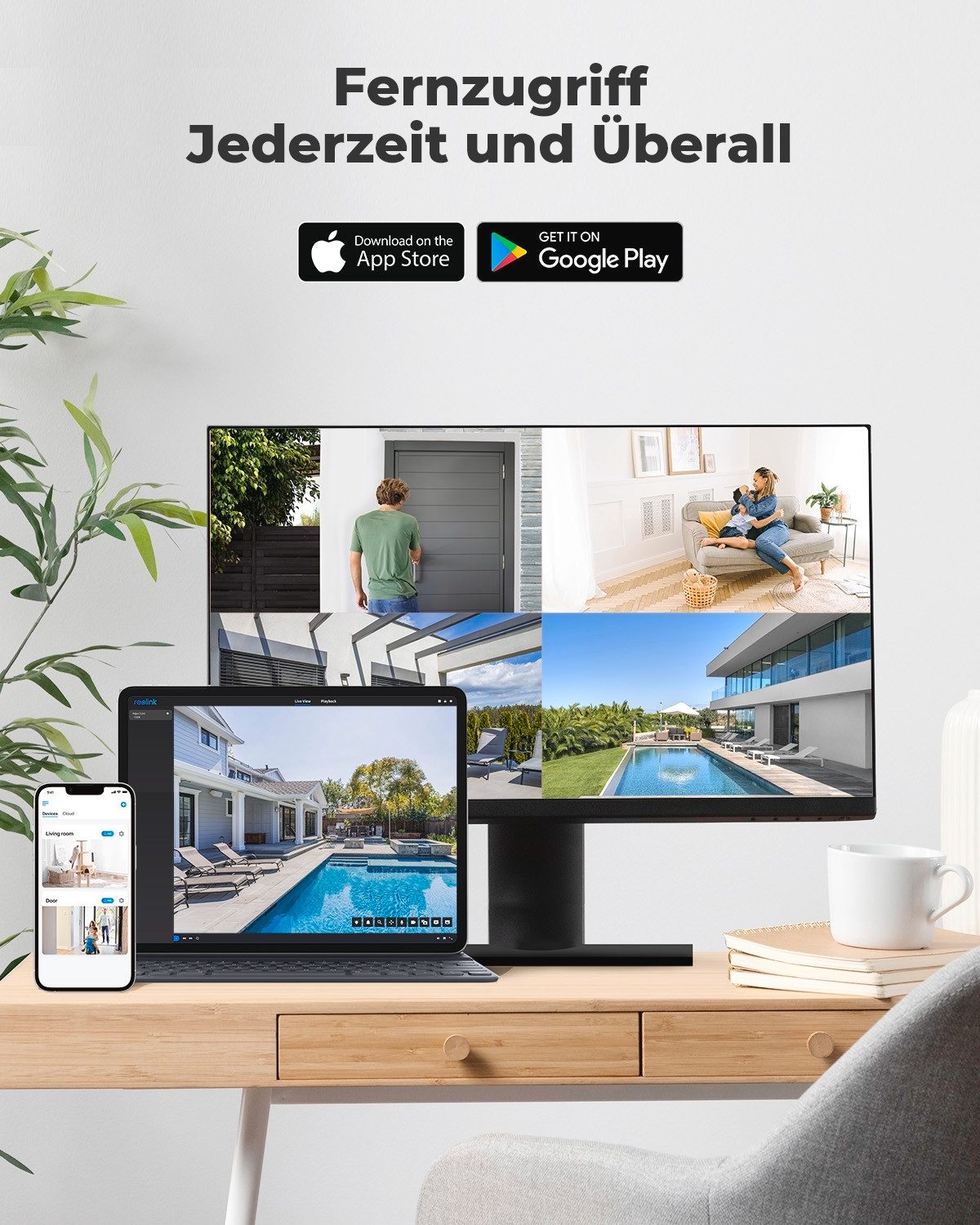 Reolink Überwachungskamera P320 PoE Cam (Außenbereich)