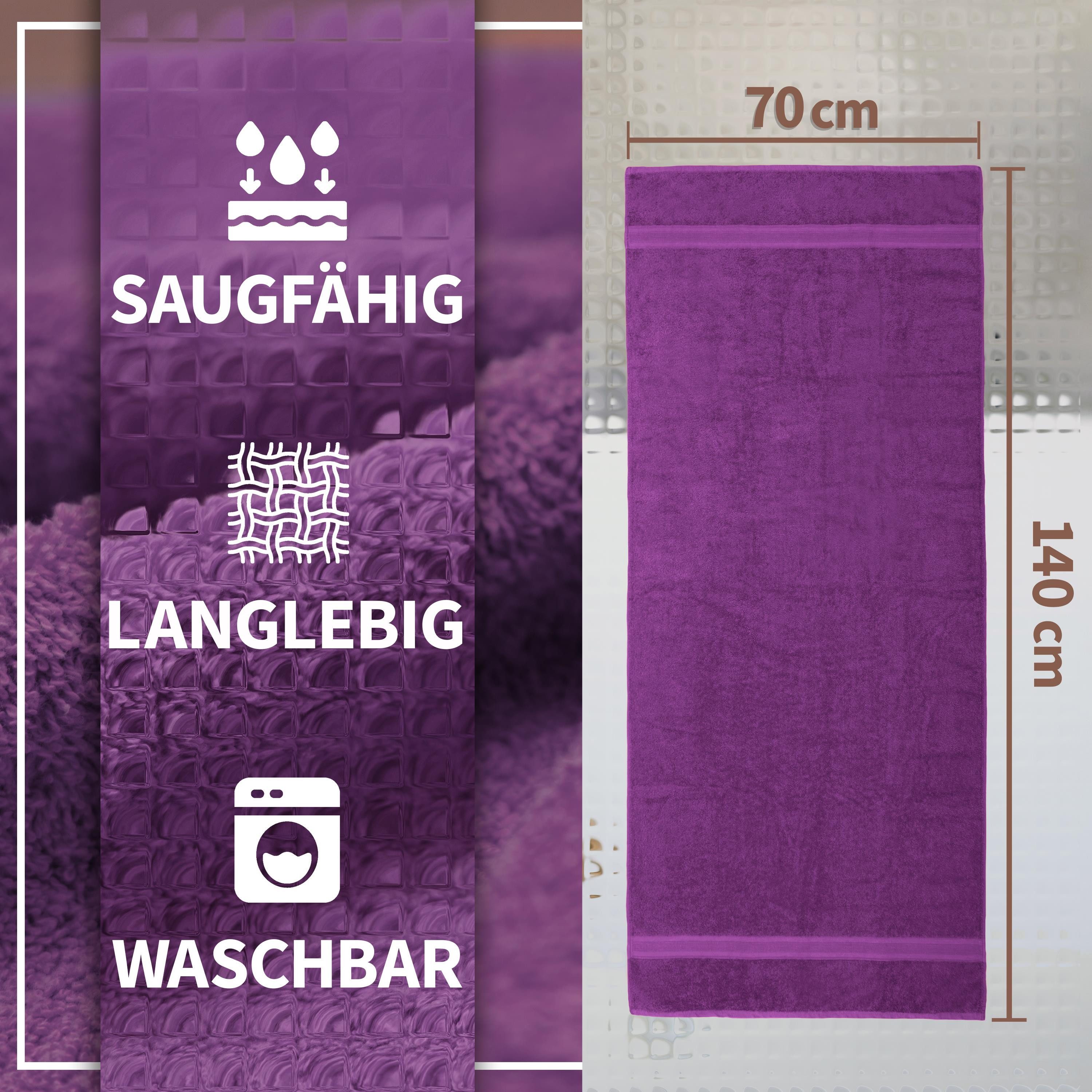 NatureMark Duschtücher Duschtuch 500gsm (2er-Set), 100% günstig online kaufen
