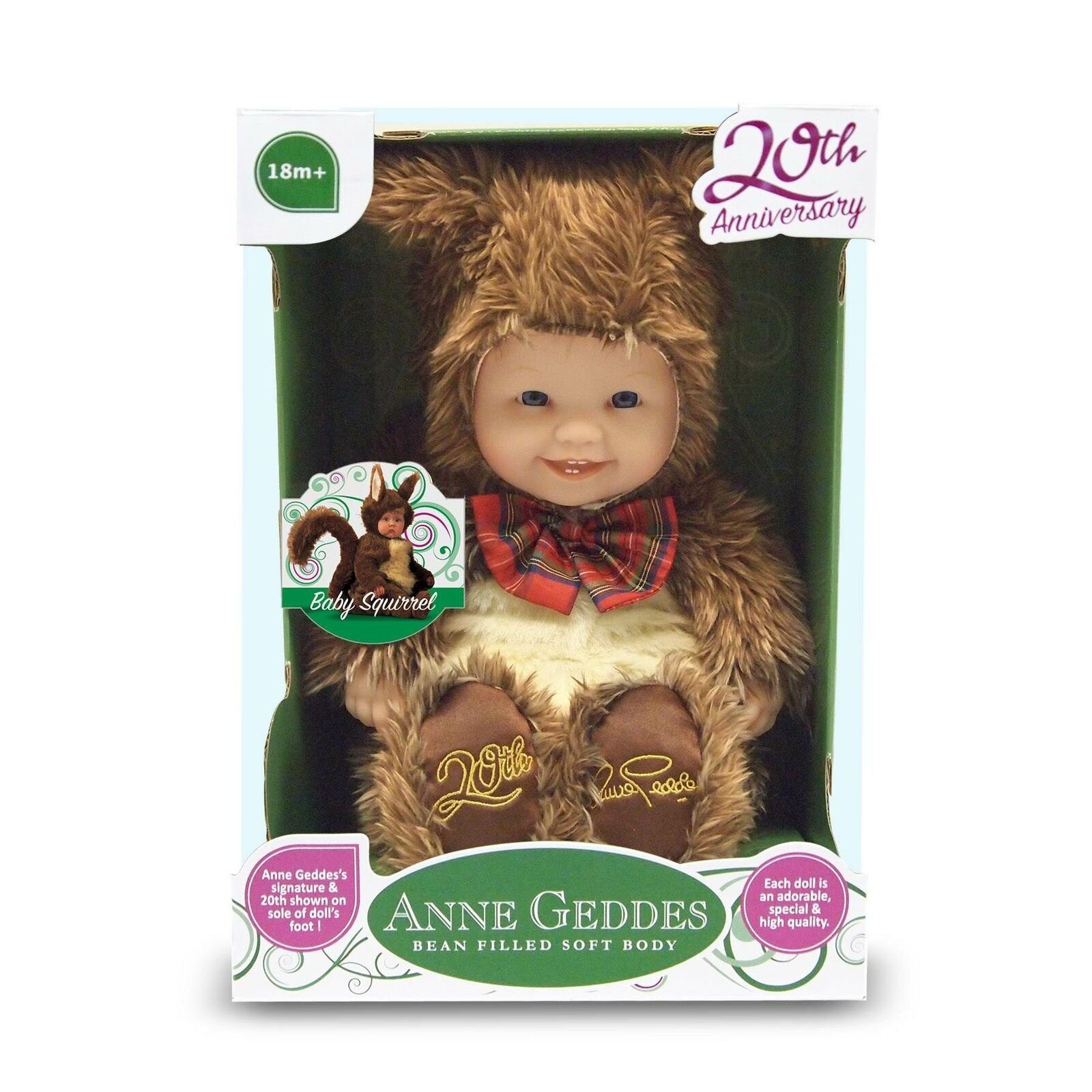 ANNE GEDDES Babypuppe Eichhörnchen, -30 cm-