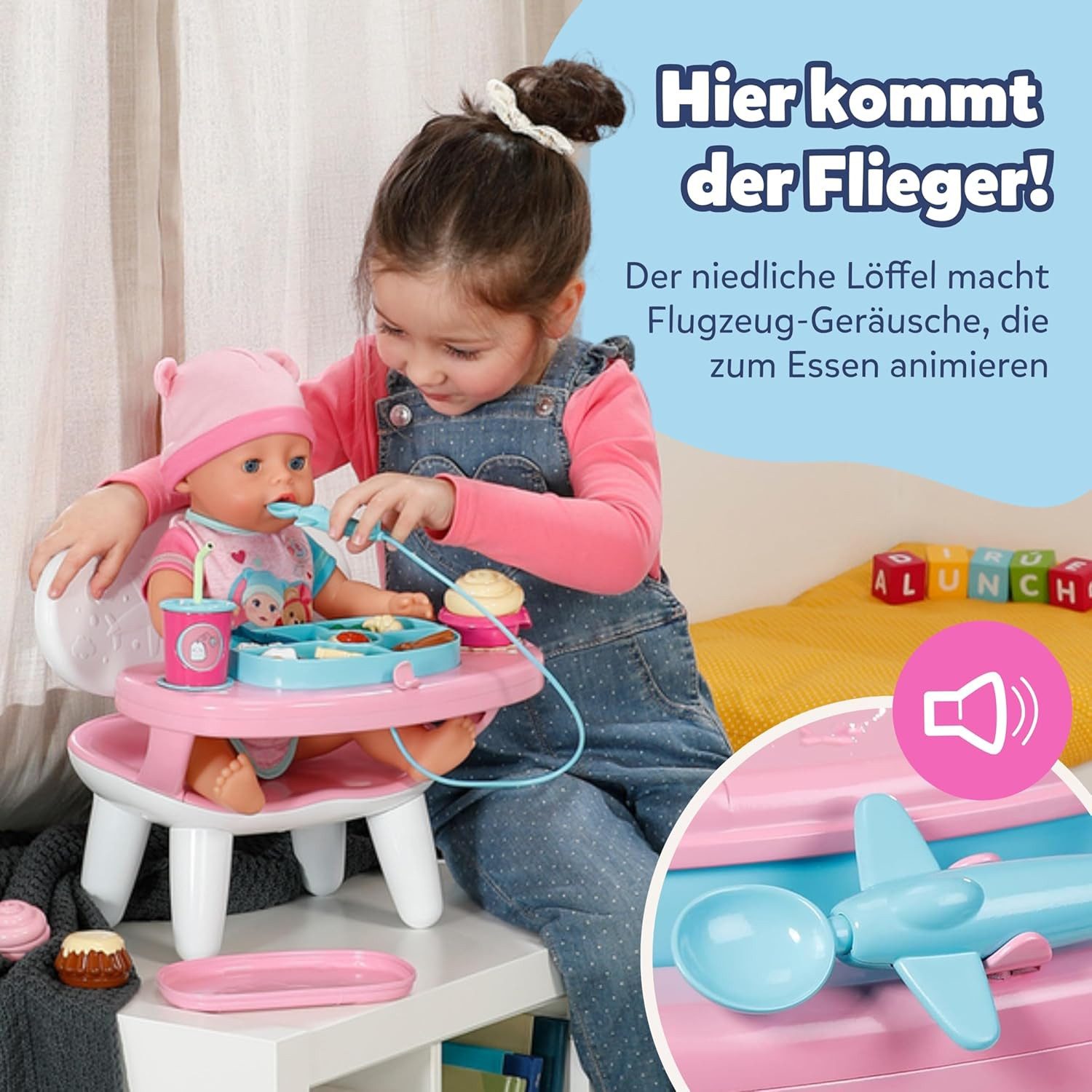 Zapf Creation® Puppen Accessoires-Set Zapf Creation 840634 - BABY born Füttertisch