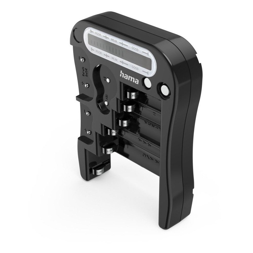 Hama Batteriewächter Hama Batterietester schwarz - Kompakter Tester., Kompakt und handlich