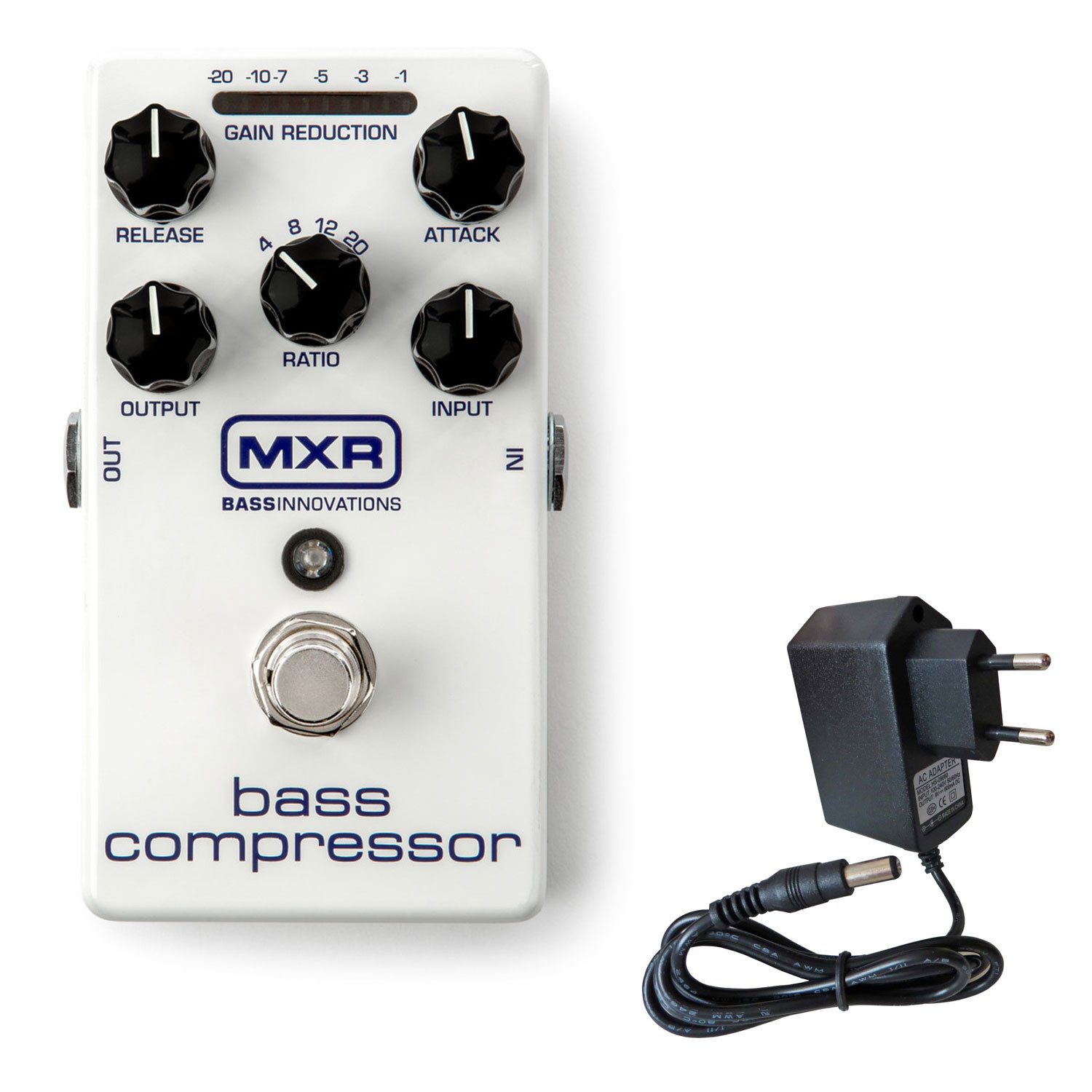 E-Gitarre MXR Effektgerät M87 Bass Compressor mit Netzteil