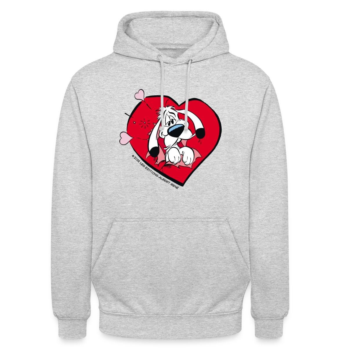 Spreadshirt Hoodie Asterix & Obelix Idefix Ist Verliebt Unisex Hoodie (1-tlg)