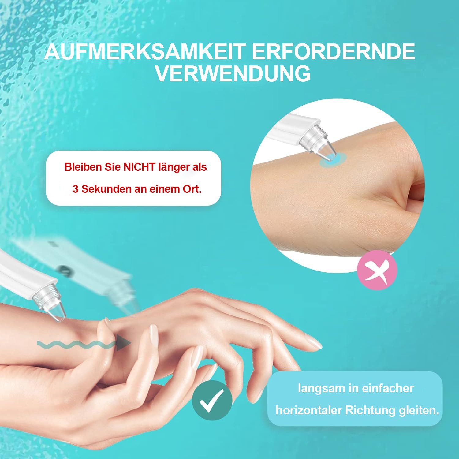 ibettertec Dermaroller Mitesserentferner Porenreiniger Porensauger 5 Saugköpfe, Gesichtsporenreiniger,USB-Laden Akne Entferner Gerät, Mitesser Sauger,Pickelentferner Vakuumsauger, Blackhead Remover 19-teiliges Set