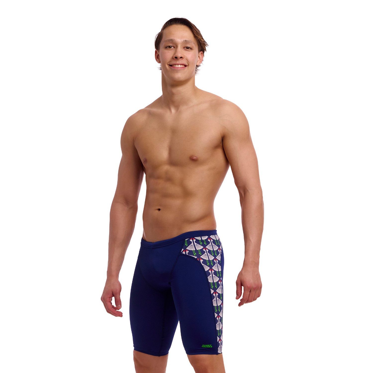 Funky Trunks Badehose Sitting Duck Jammer für Triathleten chlorbeständig