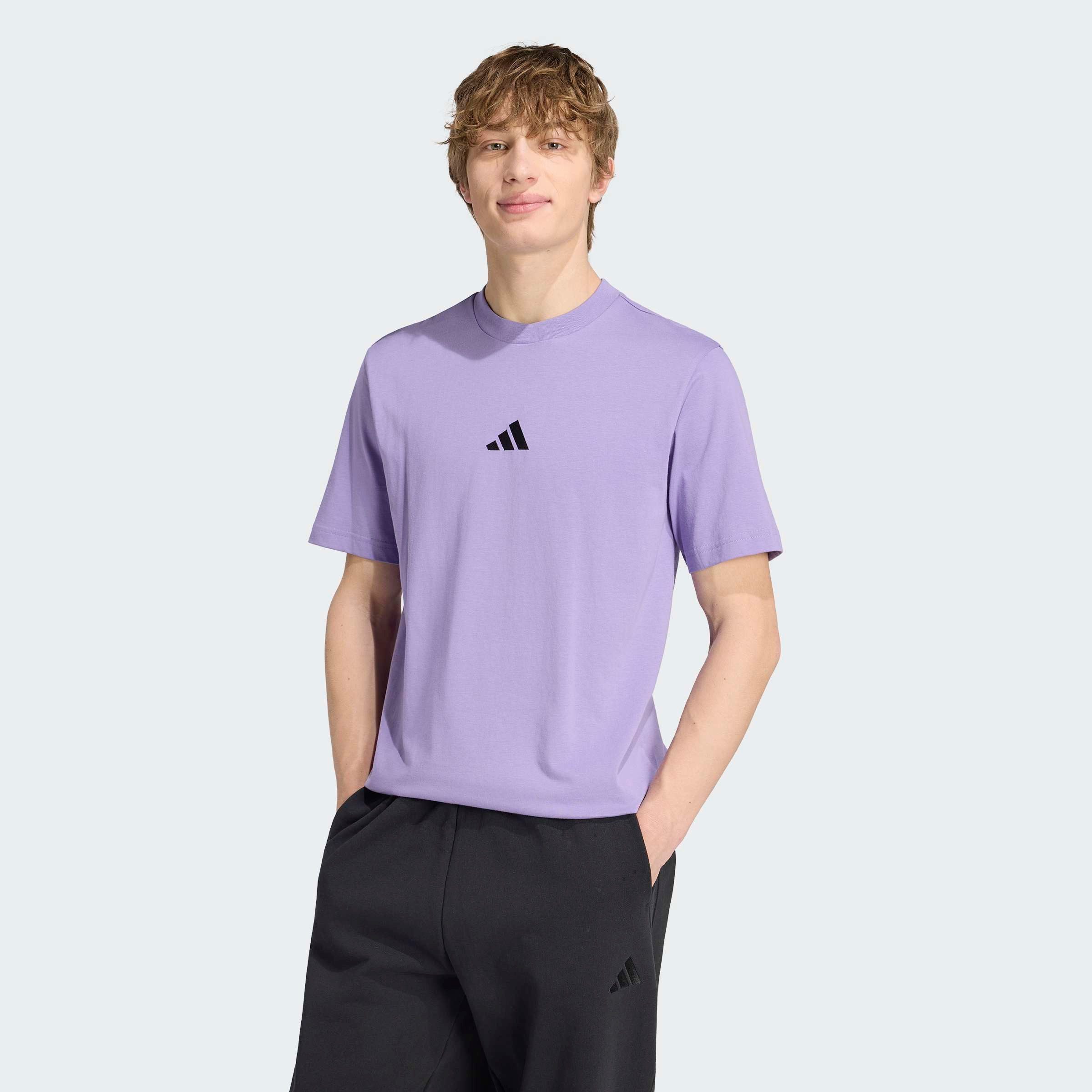 adidas Sportswear T-Shirt M SL SJ T sportliches Kurzarmshirt, mit Rundhalsausschnitt