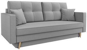 99rooms 3-Sitzer Talvera, 2-Sitzer Sofa, mit Bettfunktion und Bettkasten, Modern Design, frei im Raum stellbar, made in Europa, mit Bonellfederkern