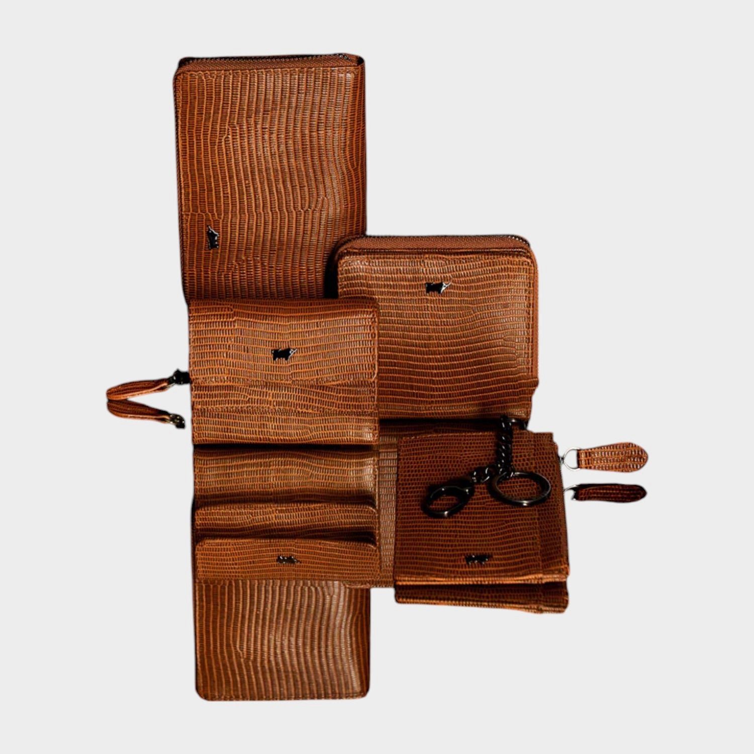 Braun Büffel Mini Geldbörse LUCY Börse XS 4 Kartenfächer braun