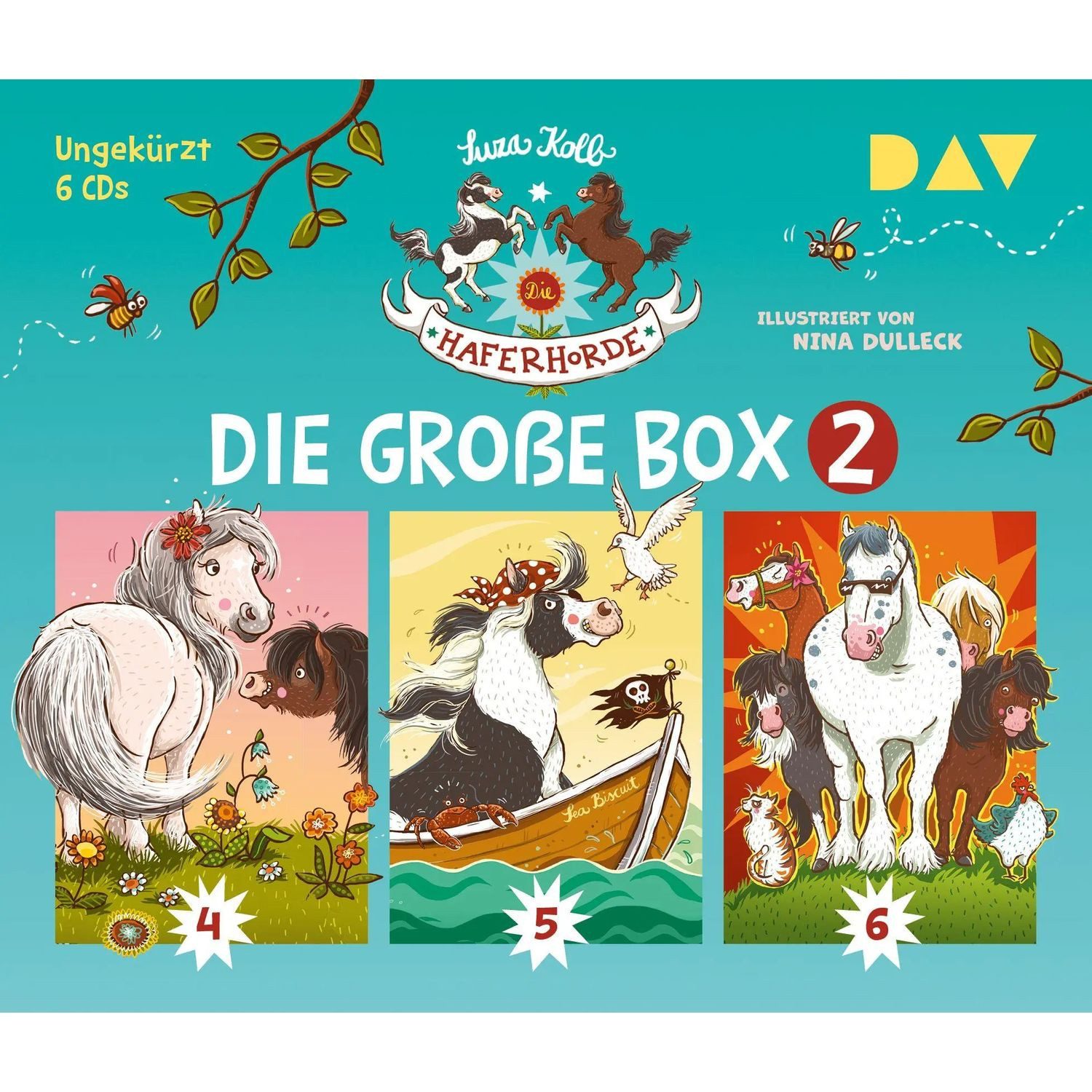 Der Audio Verlag Hörspiel Die Haferhorde - Die große Box 2 (Teil 4-6)