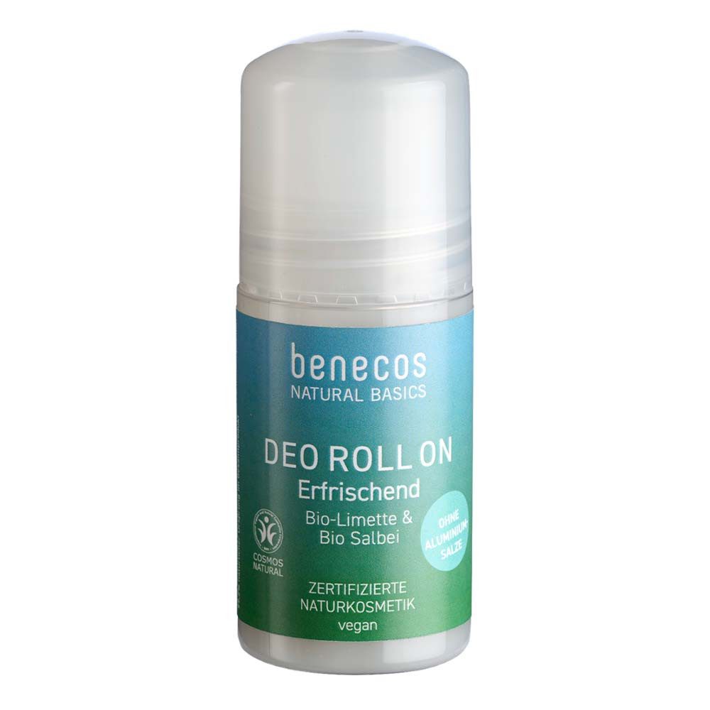 Benecos Deo-Stift Limette & Salbei - Deo Roll-on 50ml