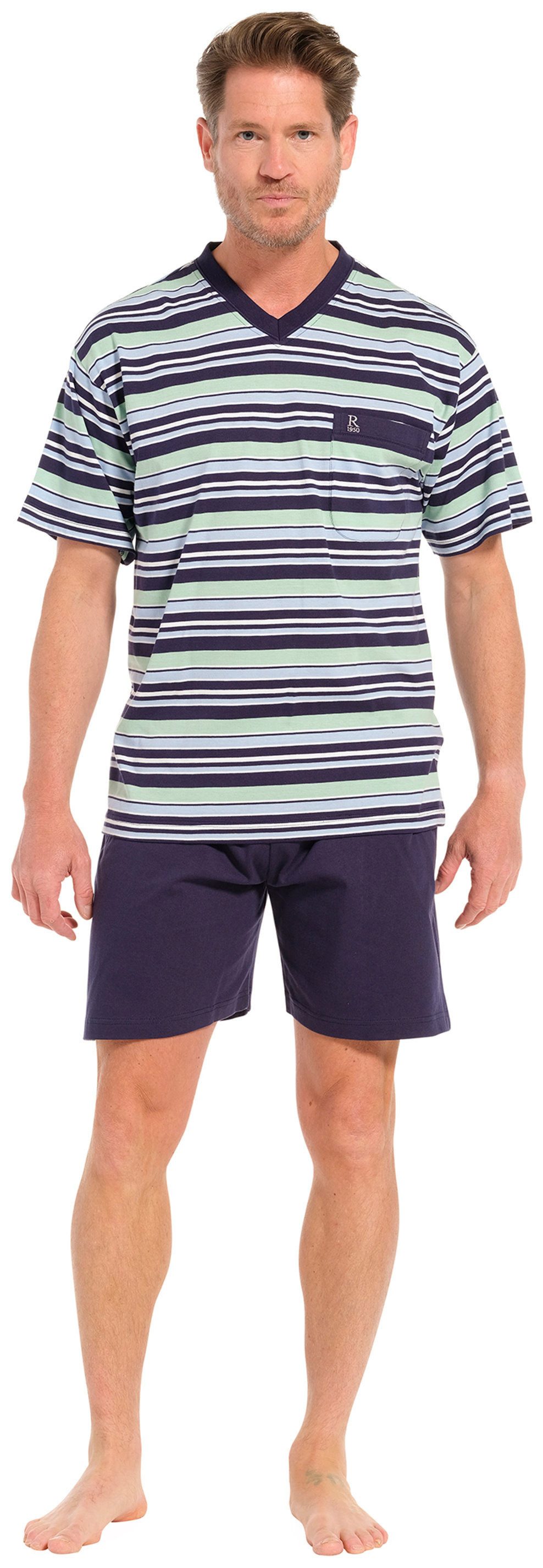 Robson Shorty Herren Schlafanzug kurz (2 tlg) Baumwolle