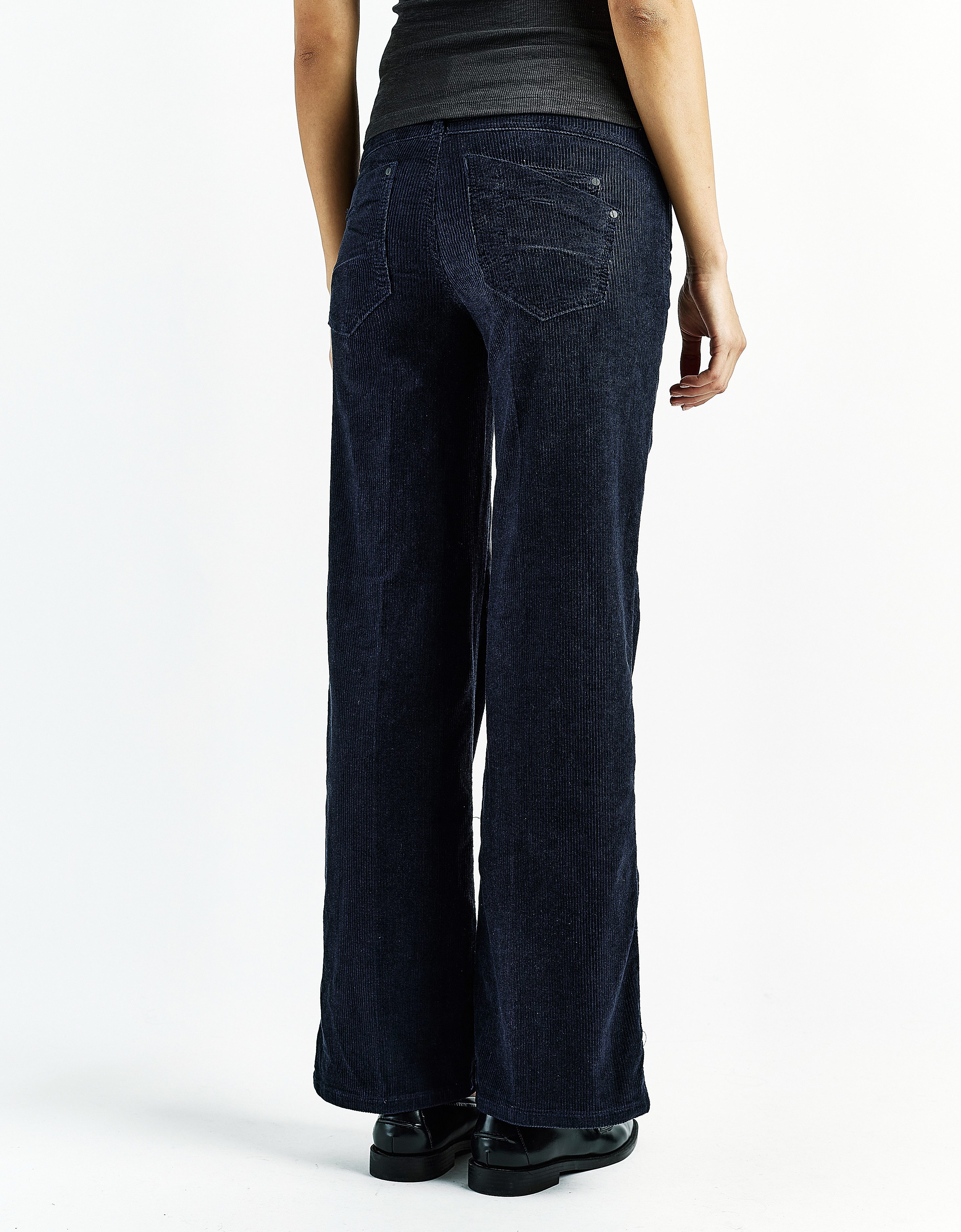 GANG Cordhose 94AMELIE WIDE Wide Fit mit geradem Bein