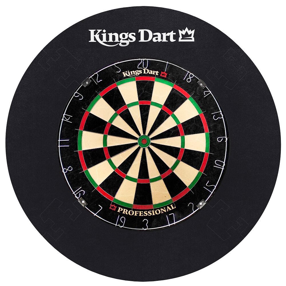 Kings Dart Dartscheibe Dart-Set Profi, Geeignet für Steel- und Softdarts