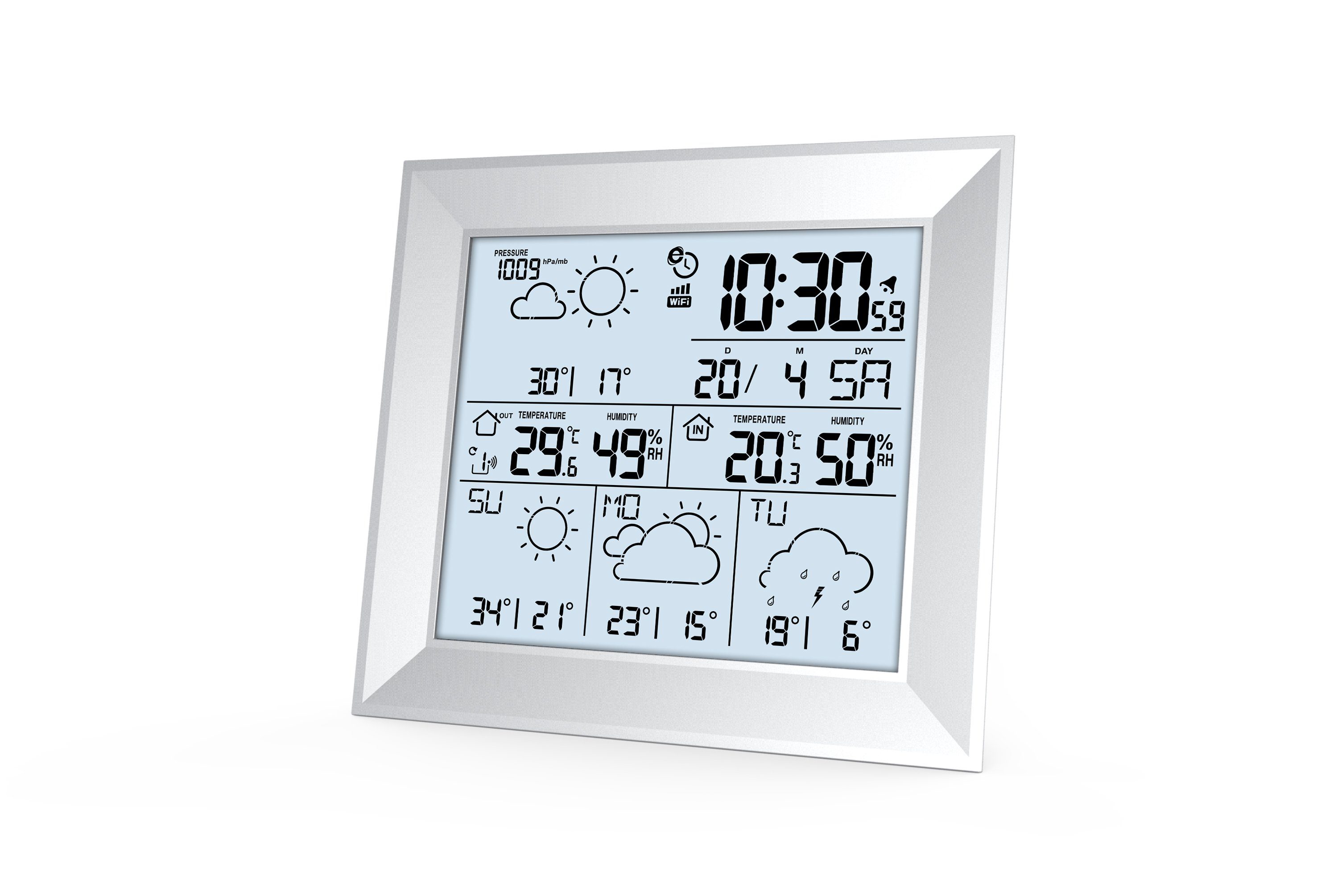 technoline WD 2000 Wetterstation (inklusive Außensender, App gestützte Wetterstation)