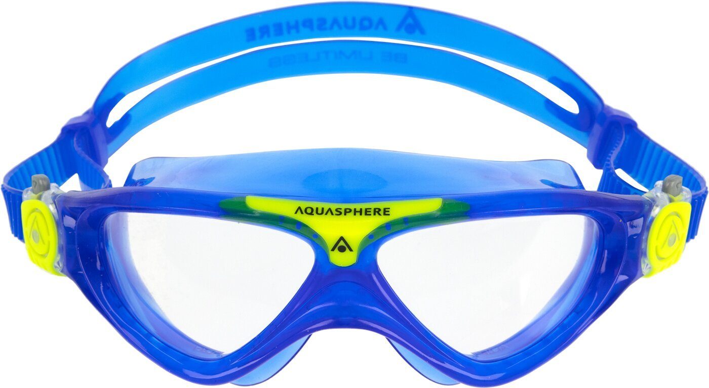 YELLOW Aquasphere VISTA LENS BLUE JR CLEAR Schwimmbrille 4007LC