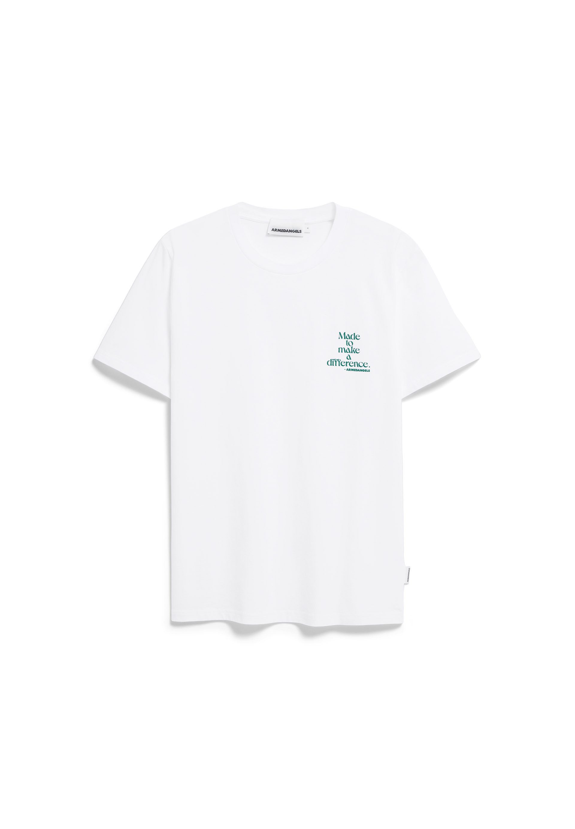 Print-Shirt JAAMES DIFFERENCE Regula T-Shirt aus Bio-Baumwolle